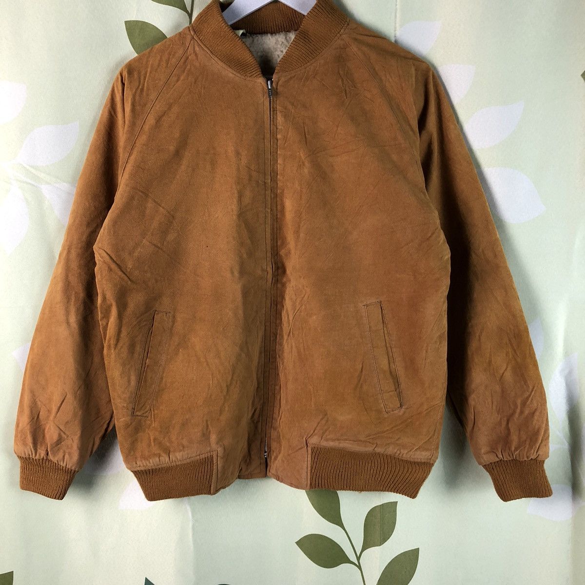 Japanese Brand × Vintage Japan vintage Brown Bombers Jacket #7452 Size US S / EU 44-46 / 1 - 3 Thumbnail