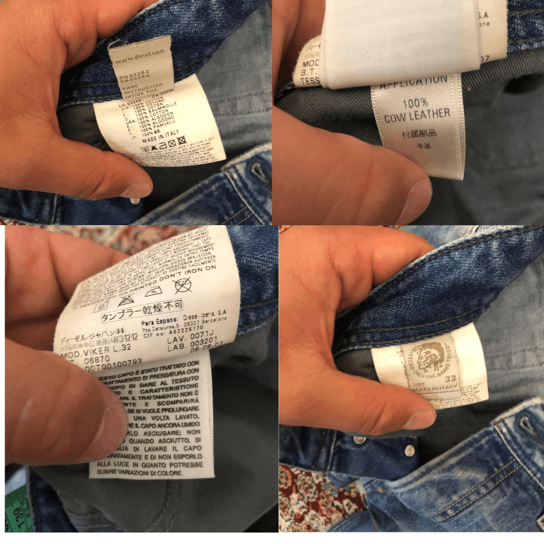 Diesel × Japanese Brand Diesel Dragon Viker Baggy Denim Jeans Pants Size US 33 - 5 Thumbnail