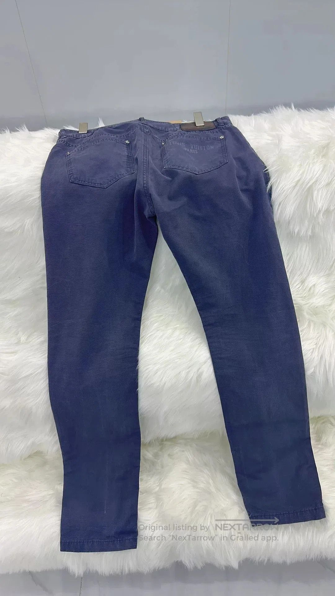Japanese Brand LV Embossed Logo Jeans. Size US 32 / EU 48 - 3 Thumbnail