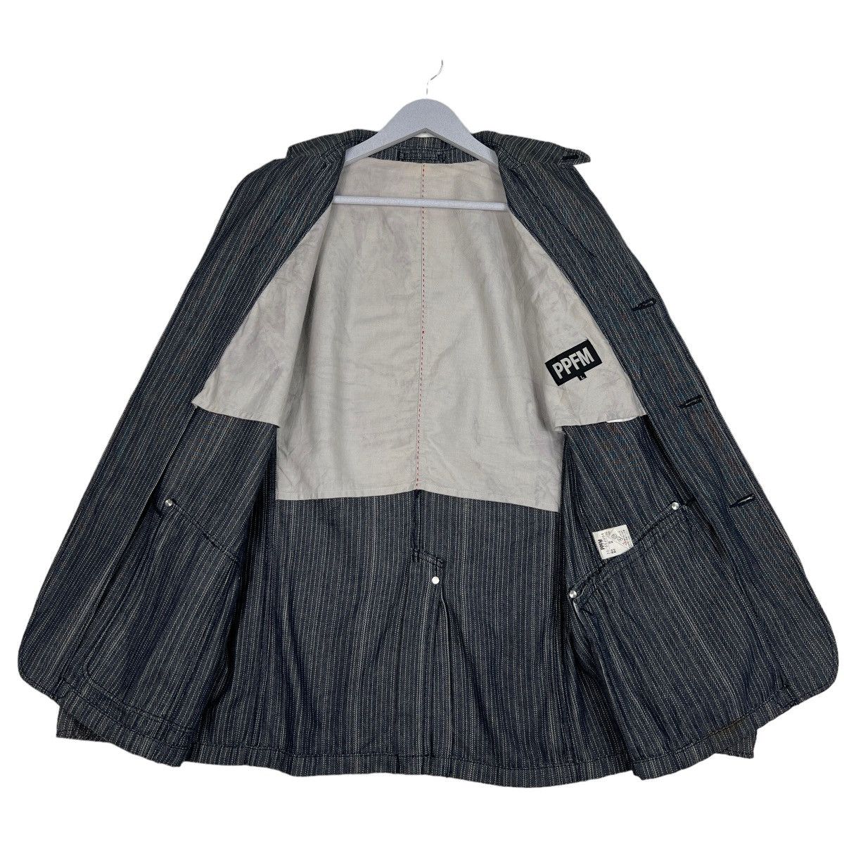 PPFM 🔥 PPFM STRIPE DENIM JACKET Size US L / EU 52-54 / 3 - 11 Thumbnail