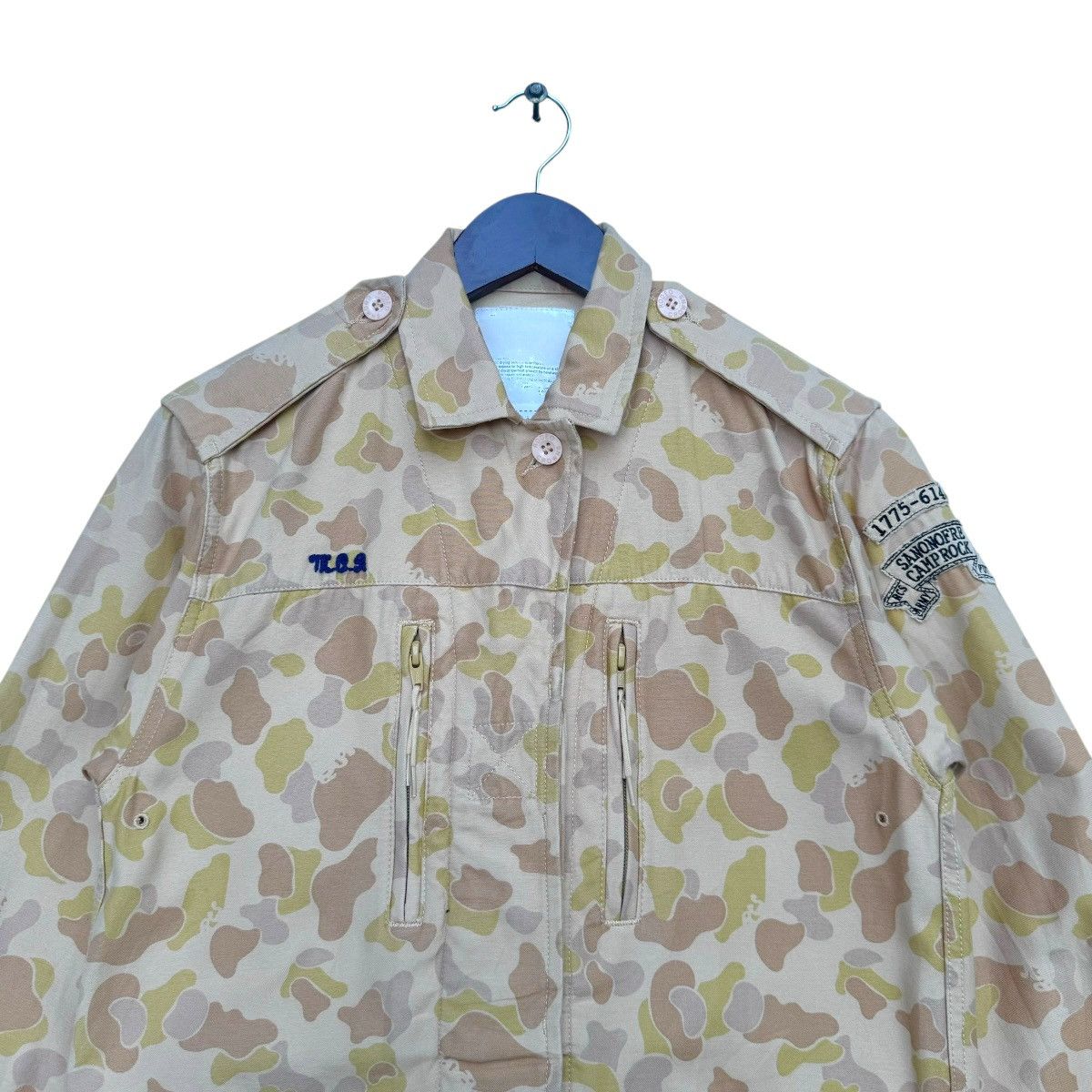 14th Addiction × Japanese Brand × Other 2004 Rock Girls Camb By Rodeo Crowns Camo Jacket Size US S / EU 44-46 / 1 - 7 Thumbnail