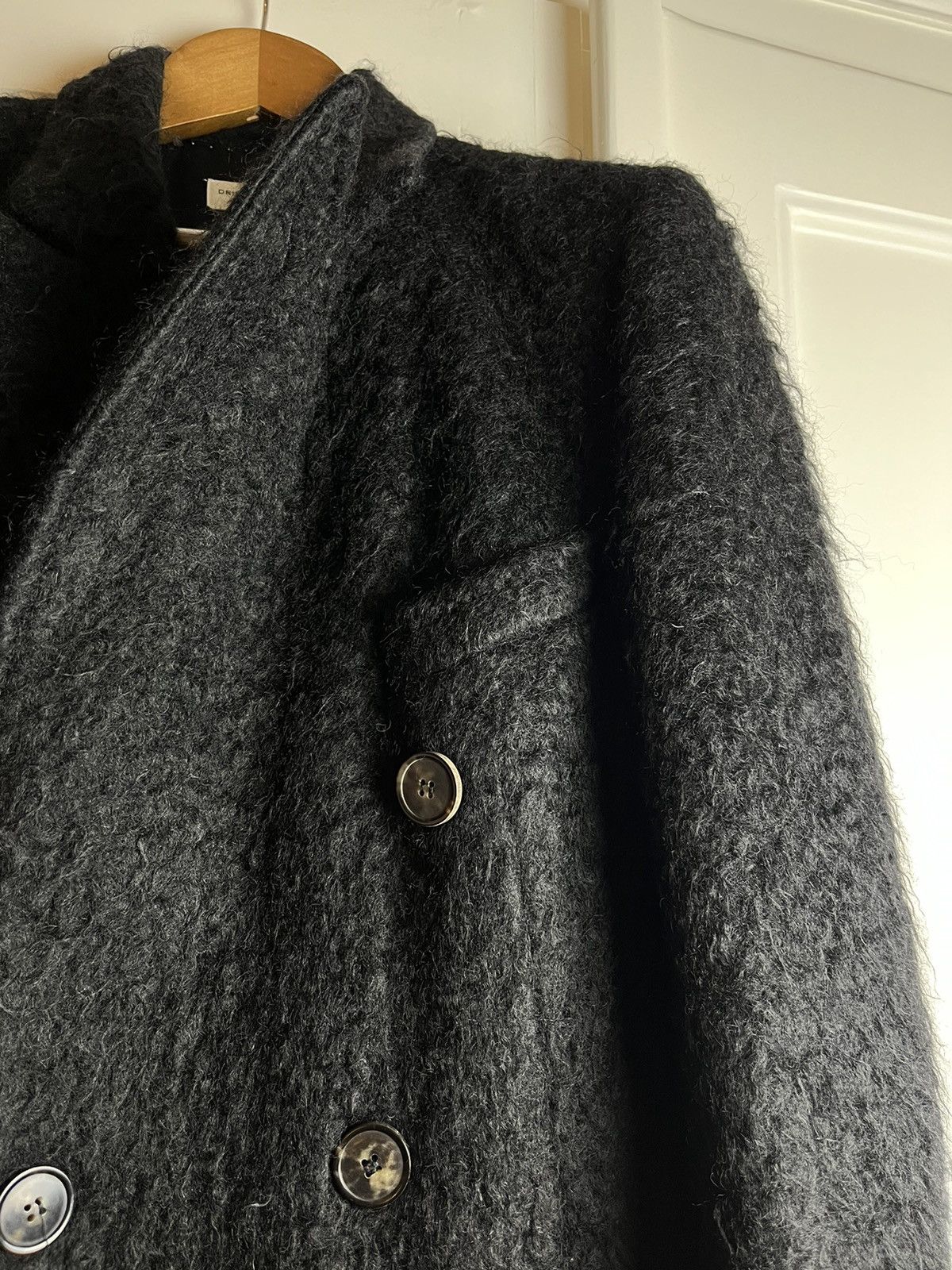 Dries Van Noten FW11 Mohair Blend David Bowie Coat Size US M / EU 48-50 / 2 - 6 Thumbnail