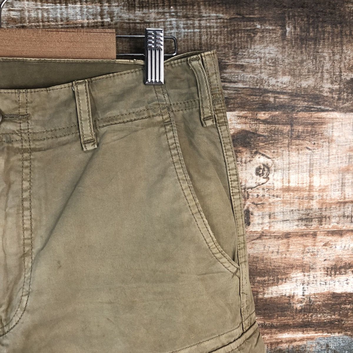 DLL Uniqlo utility Brown Cargo Multipocket Pants #C218