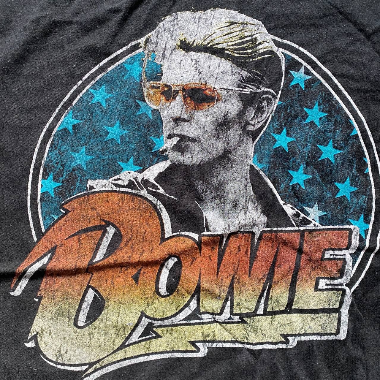 Band Tees VINTAGE Y2K BOWIE AMAZING FADED RARE T SHIRT SLEEVELESS 44 Size US M / EU 48-50 / 2 - 3 Thumbnail
