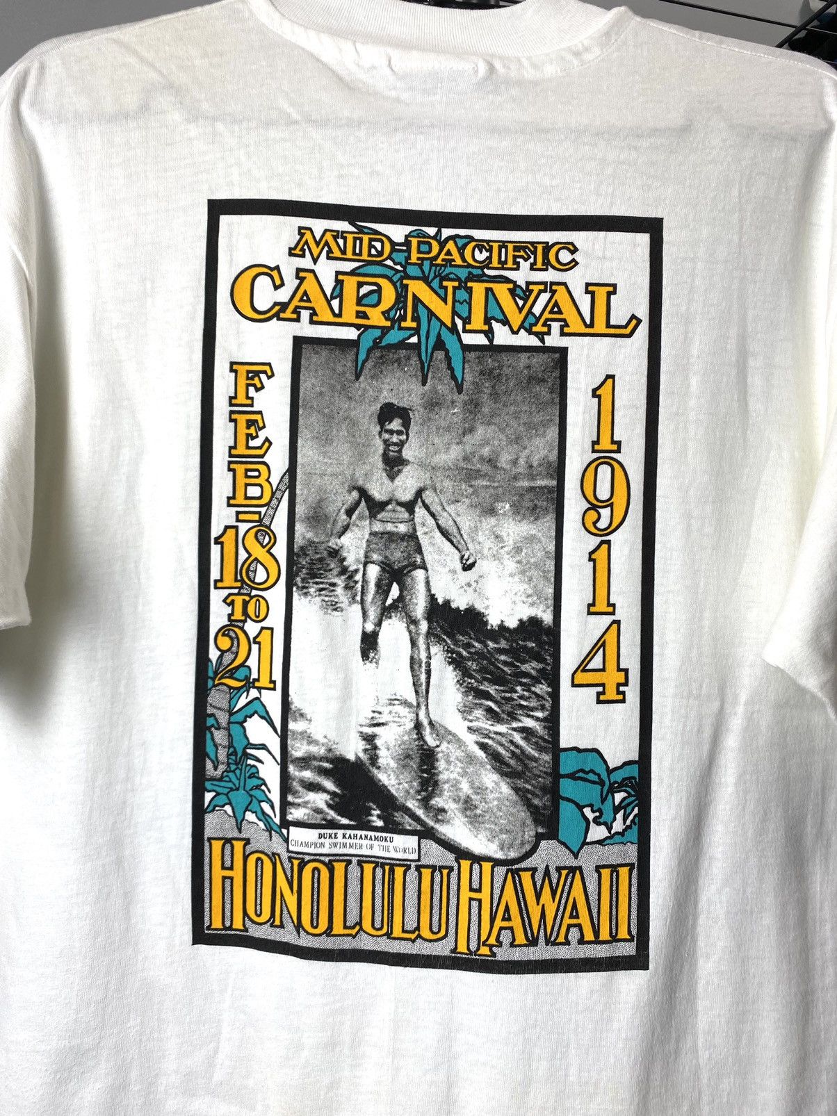 Other 90’s Vintage Hawaii Champion Surf Swimmer Surfer T Shirt Size US L / EU 52-54 / 3 - 3 Thumbnail