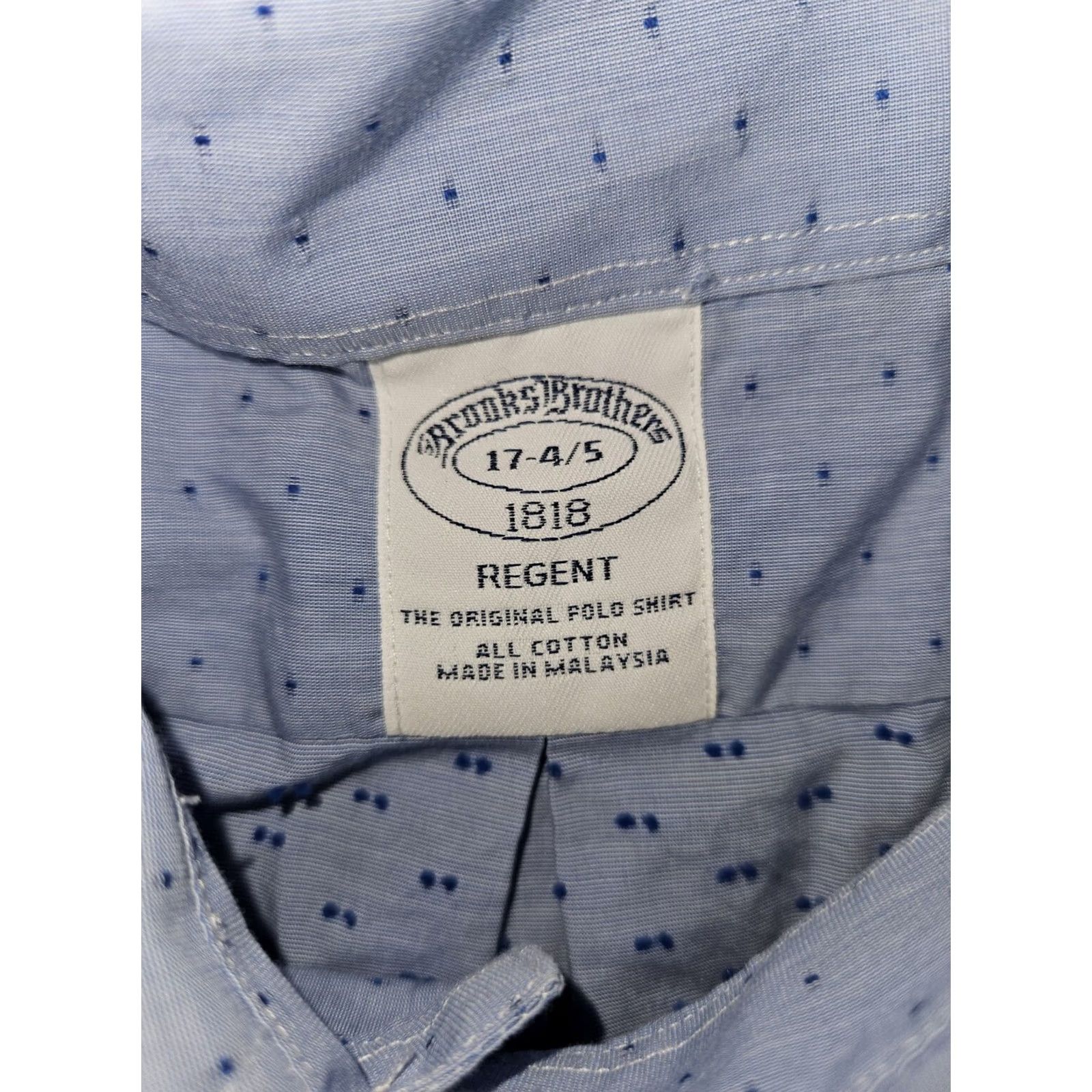 Brooks Brothers Brooks Brothers Button Down Shirt Men's Blue Long Sleeve Workwear 1818 Classic Preppy Size US XL / EU 56 / 4 - 2 Thumbnail