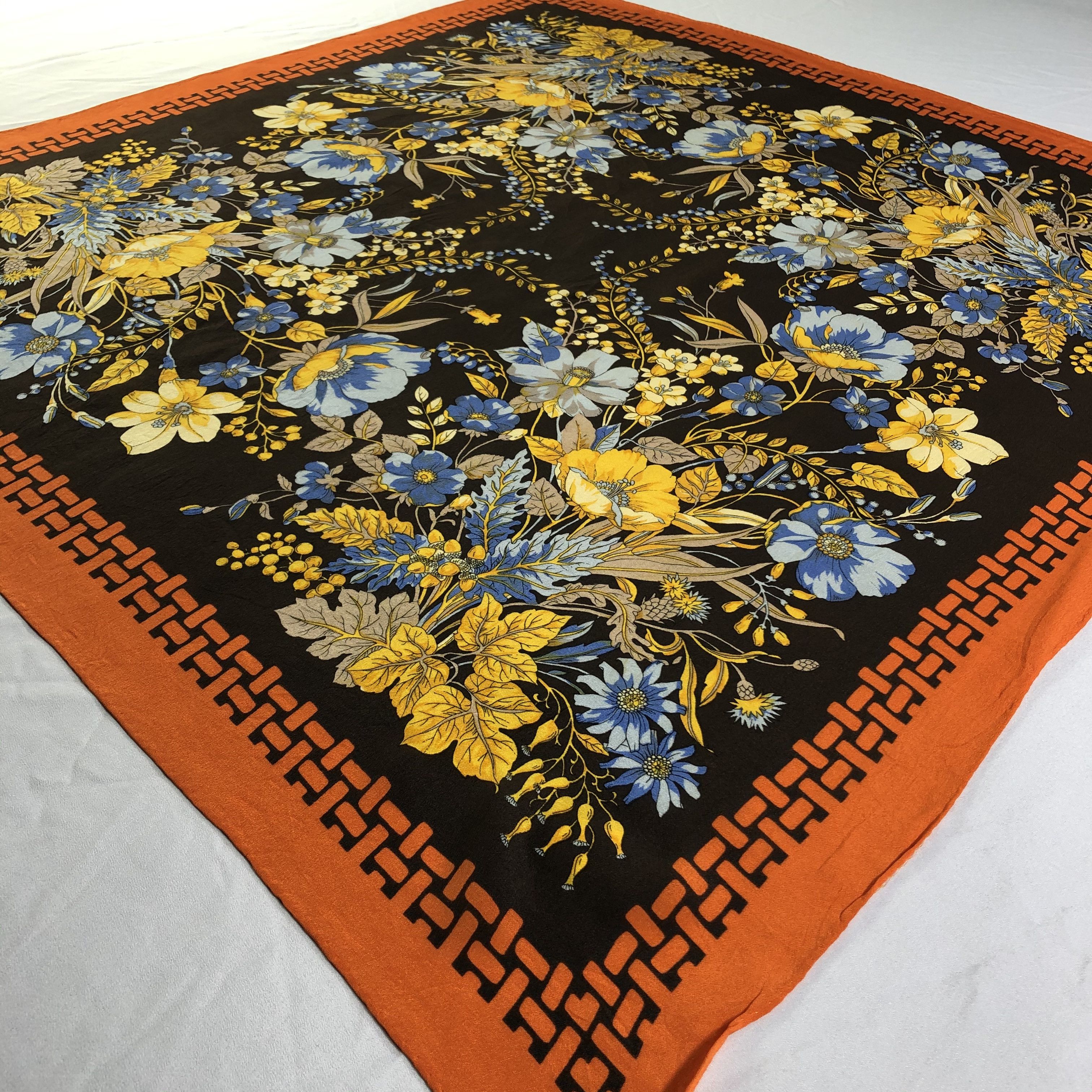 Vintage Vintage Silk Scarf Size ONE SIZE - 4 Thumbnail
