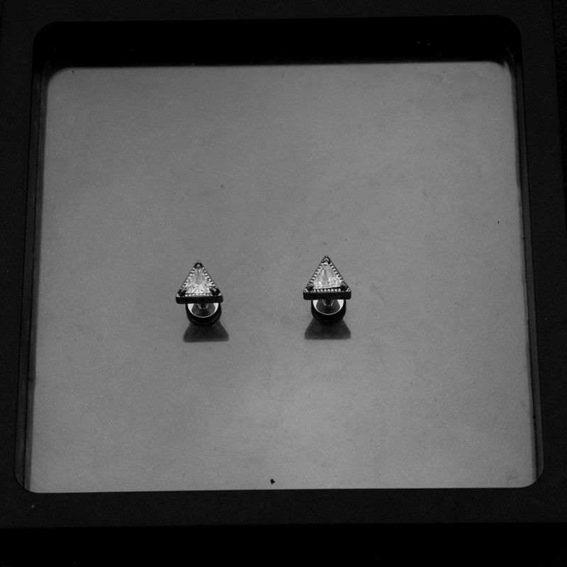 Jewelry Crazy Earrings One Pairs Chrome Jewelry Size ONE SIZE - 6 Thumbnail
