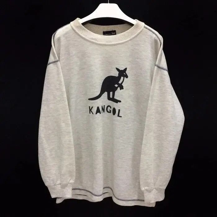 Kangol × Vintage Kangol Kangaroo Big Logo Sweatshirt Size US L / EU 52-54 / 3 - 1 Thumbnail