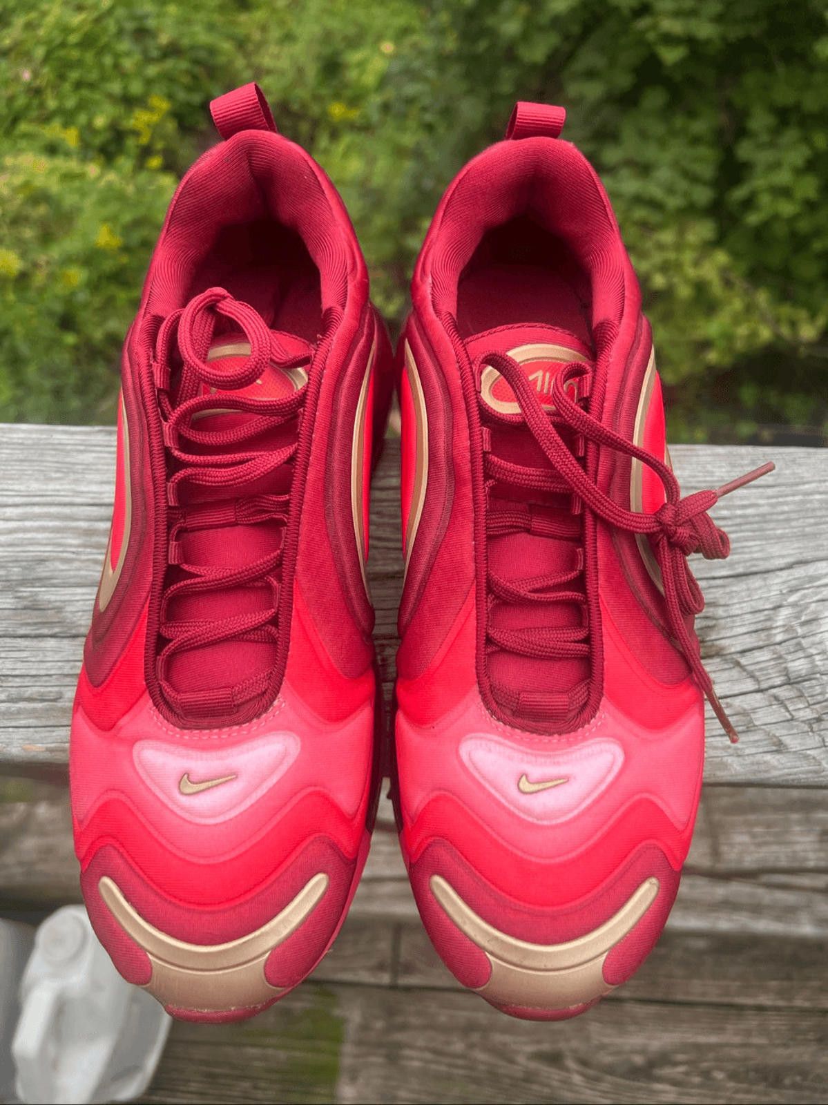 Nike Nike Air Max 720 (GS) AQ3195-600 Team Crimson Red Sz 7 Youth Size US 7 / EU 40 - 6 Thumbnail