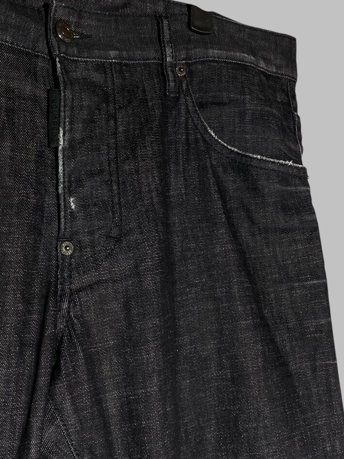 Dsquared2 🔥 DSQUARED2 SKATER JEANS BLACK ITALIAN DENIM Y2K VIBES Size US 34 / EU 50 - 17 Thumbnail