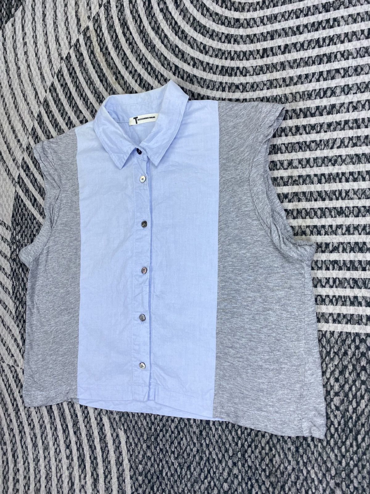 Alexander Wang Vintage Alexander Wang Sleeveless Button Up Shirt Size S / US 4 / IT 40 - 4 Thumbnail