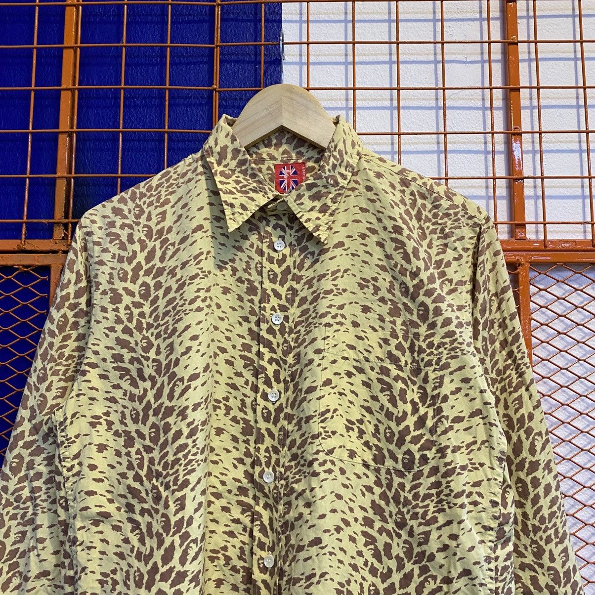 Bape Vintage Bathing Ape Shirt Fullprint Japanese Brand Size US M / EU 48-50 / 2 - 2 Thumbnail