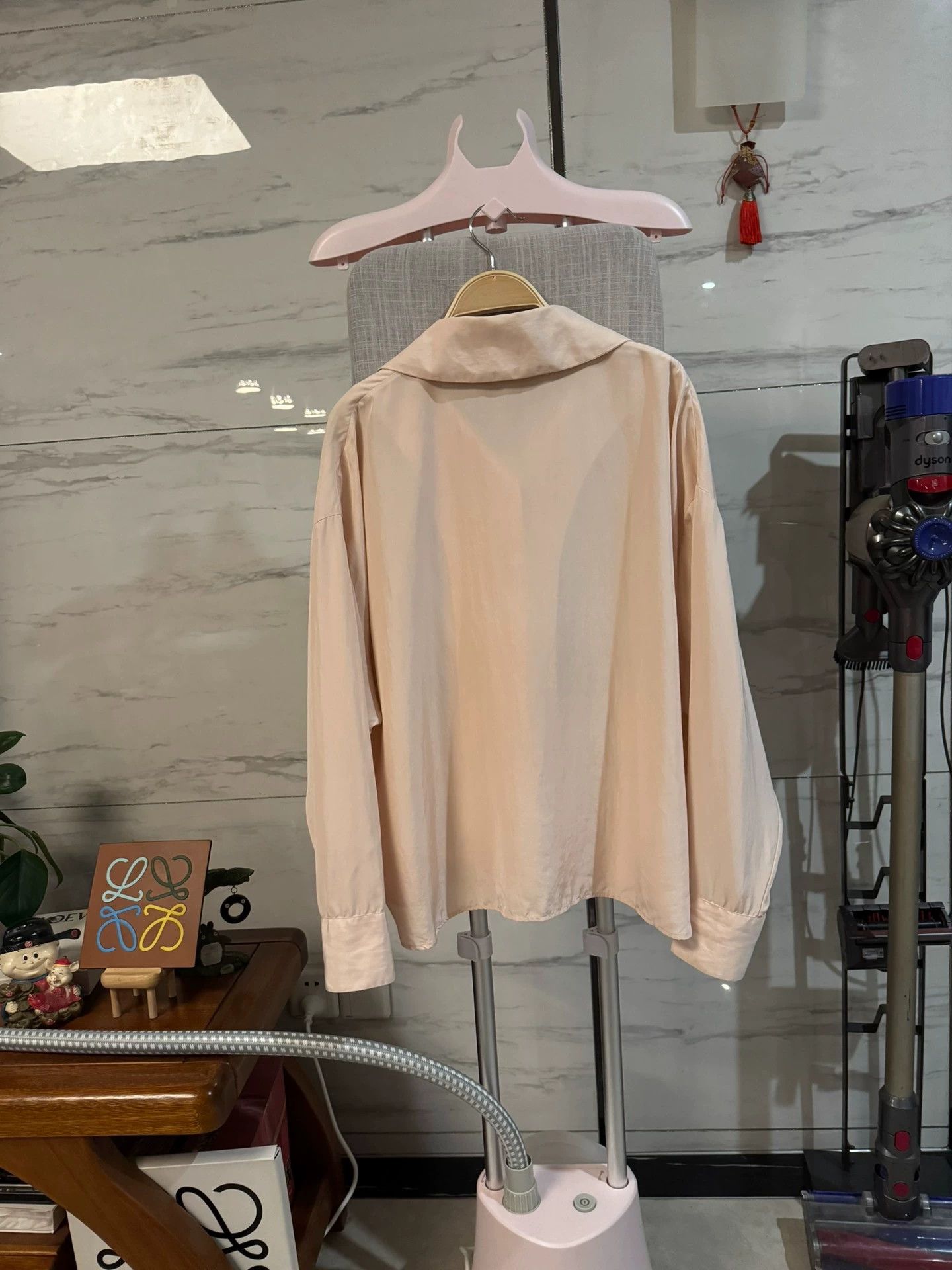 Loewe LOEWE Heavyweight Mulberry Silk OS Shacket W1W1 Great Drape Size XS / US 0-2 / IT 36-38 - 2 Thumbnail