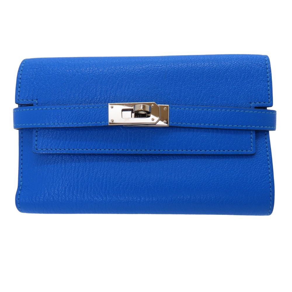Hermes Hermes Kelly Wallet Chevre Bifold Wallet Leather Short Wallet Stamp A (2017) DUTY FREE for USA