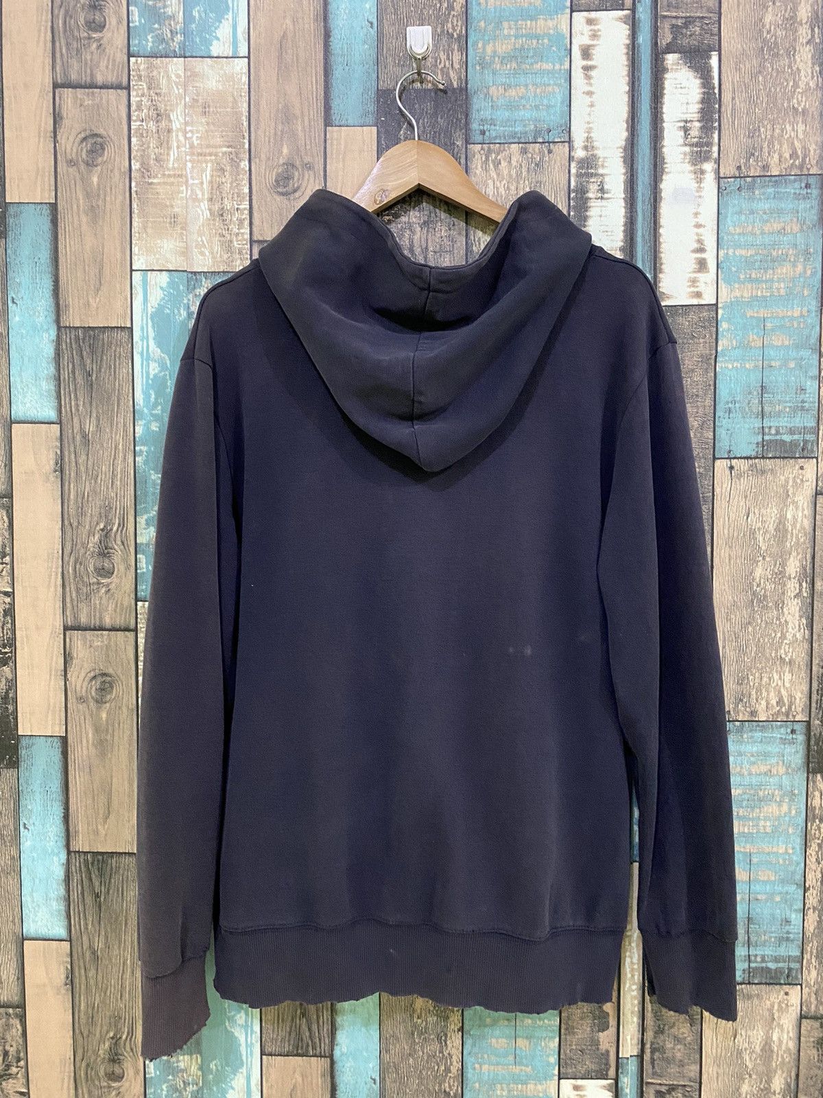 Polo Ralph Lauren × Vintage Vintage Polo Ralph Lauren Sunfaded Distress Hoodie Sweater Size US L / EU 52-54 / 3 - 10 Thumbnail