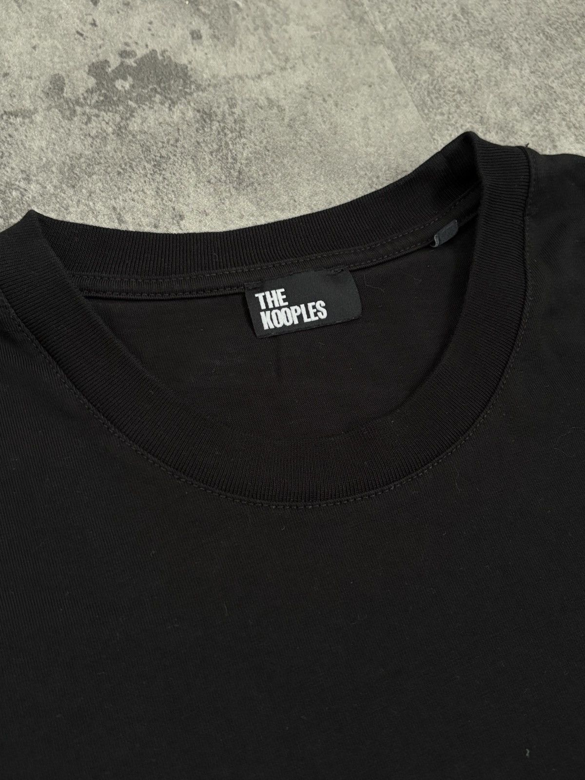 The Kooples The Kooples Flames Logo Print Total Black T-shirt Size US XL / EU 56 / 4 - 9 Thumbnail