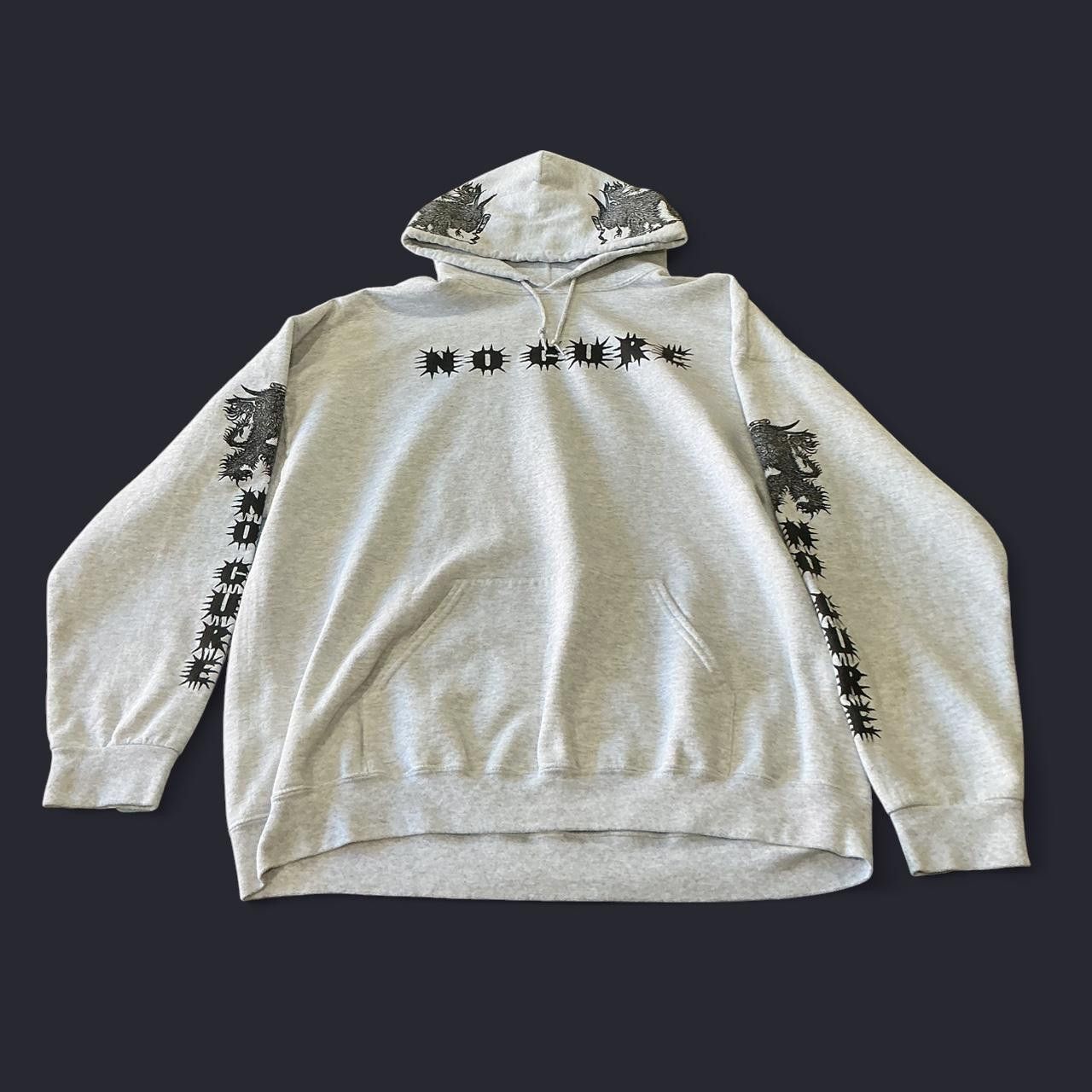 Other No Cure Hardcore Hoodie 2XL — Grey Size US XXL / EU 58 / 5 - 1 Thumbnail