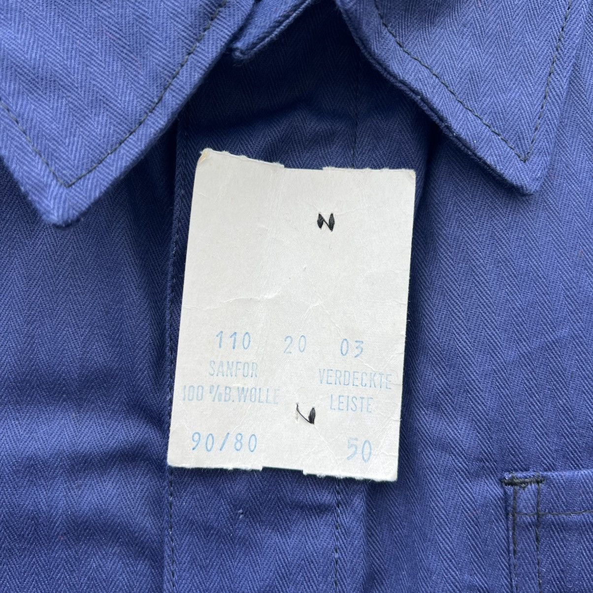 Vintage French herringbone HBT sanfor works jacket Size US M / EU 48-50 / 2 - 4 Thumbnail
