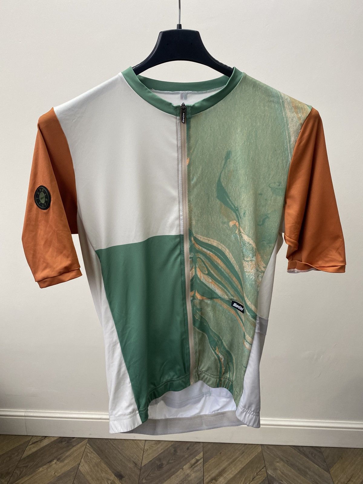 Other Vintage Santini Cycling Jersey Size US L / EU 52-54 / 3 - 2 Thumbnail