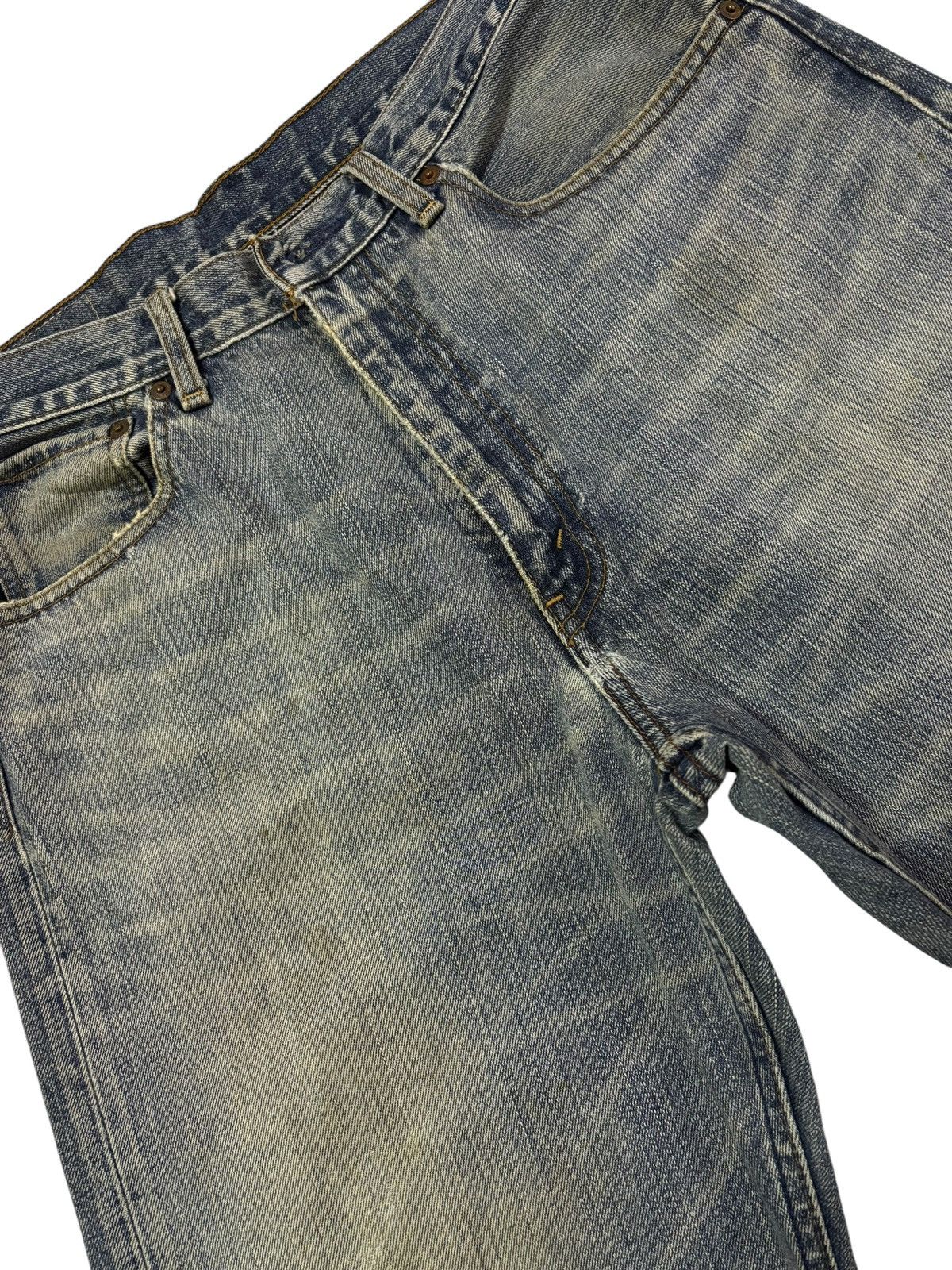 Levi's Vtg 90s Levis 504 Distressed Jeans Size US 31 - 4 Thumbnail