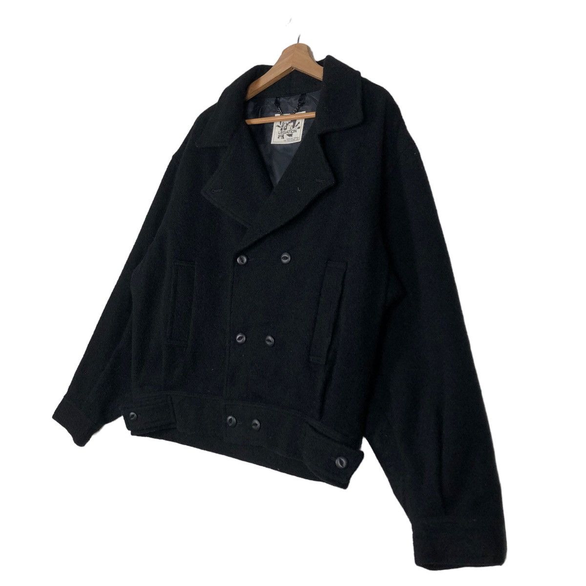 Japanese Brand 🔥Vintage Wool Bomber Jacket Legation Japan Issey Miyake Size US L / EU 52-54 / 3 - 2 Thumbnail