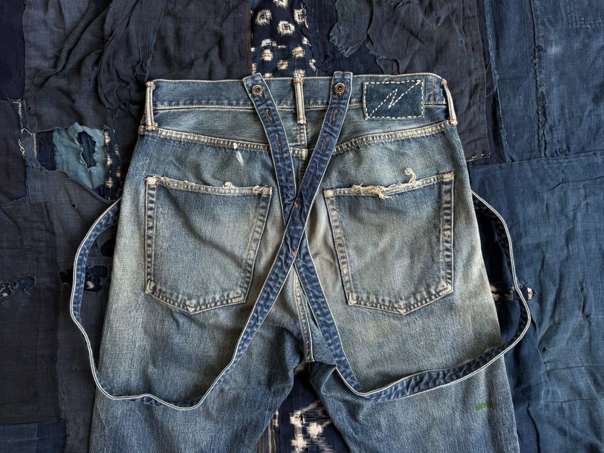 Visvim VISVIM 19AW TRAVAILLER BRACES DRY DENIM Size US 26 / EU 42 - 4 Thumbnail