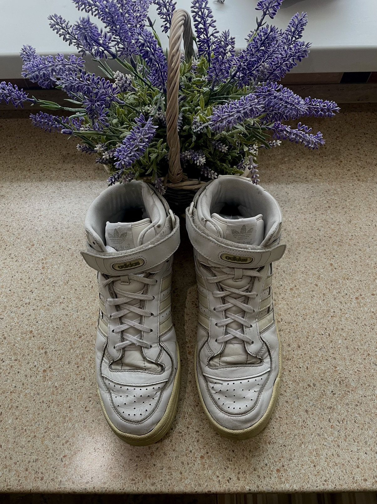 Adidas × Vintage adidas x Forum 84 High White Legend Ink Size US 10.5 / EU 43-44 - 3 Thumbnail
