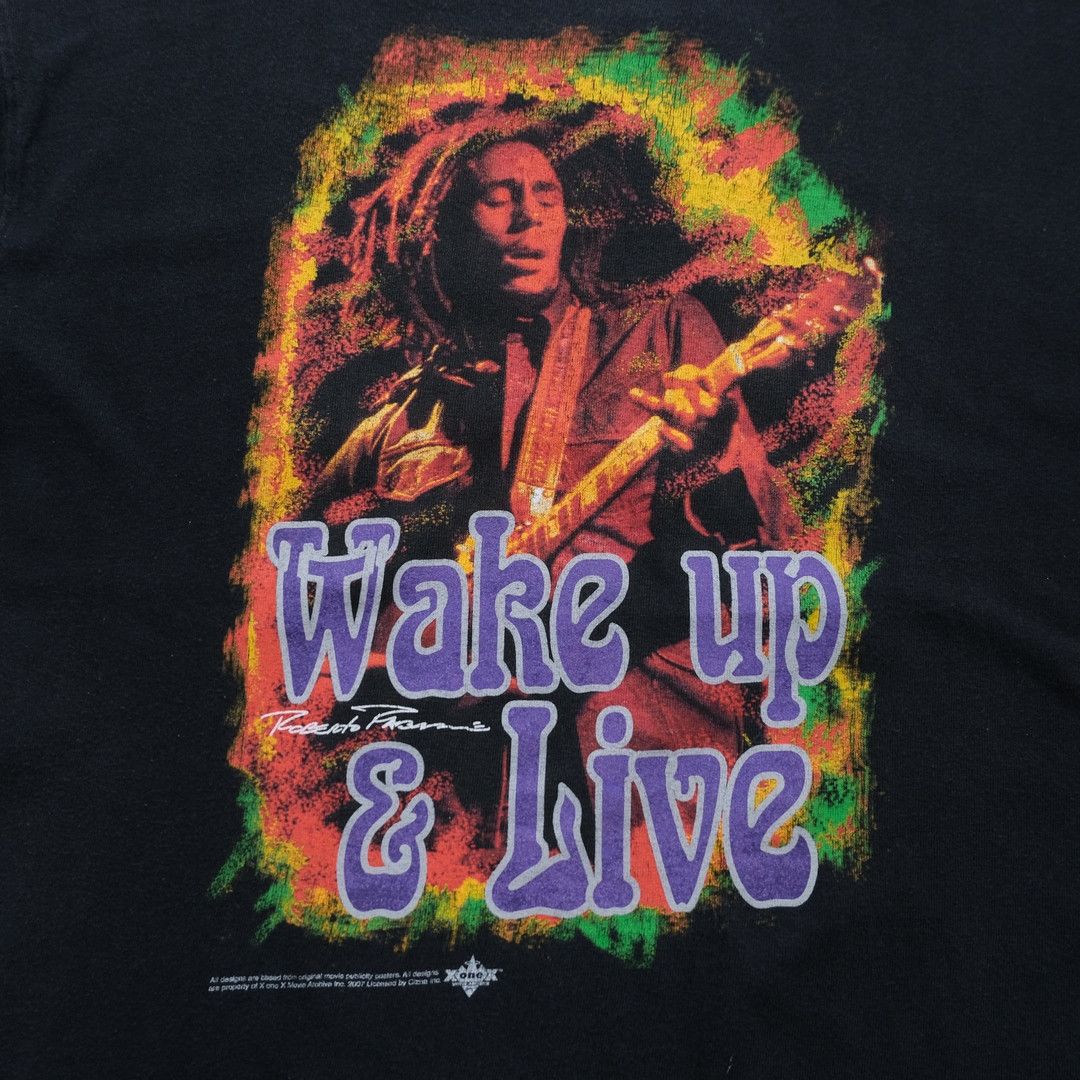 Bob Marley 1990s Bob Marley Wake Up & Live Black Size US M / EU 48-50 / 2 - 3 Thumbnail