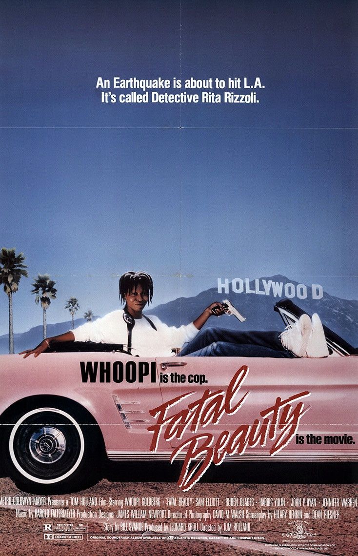 Vintage 1987 Fatal Beauty Whoopi Goldberg Movie Crew Bomber Jacket Size US M / EU 48-50 / 2 - 10 Thumbnail