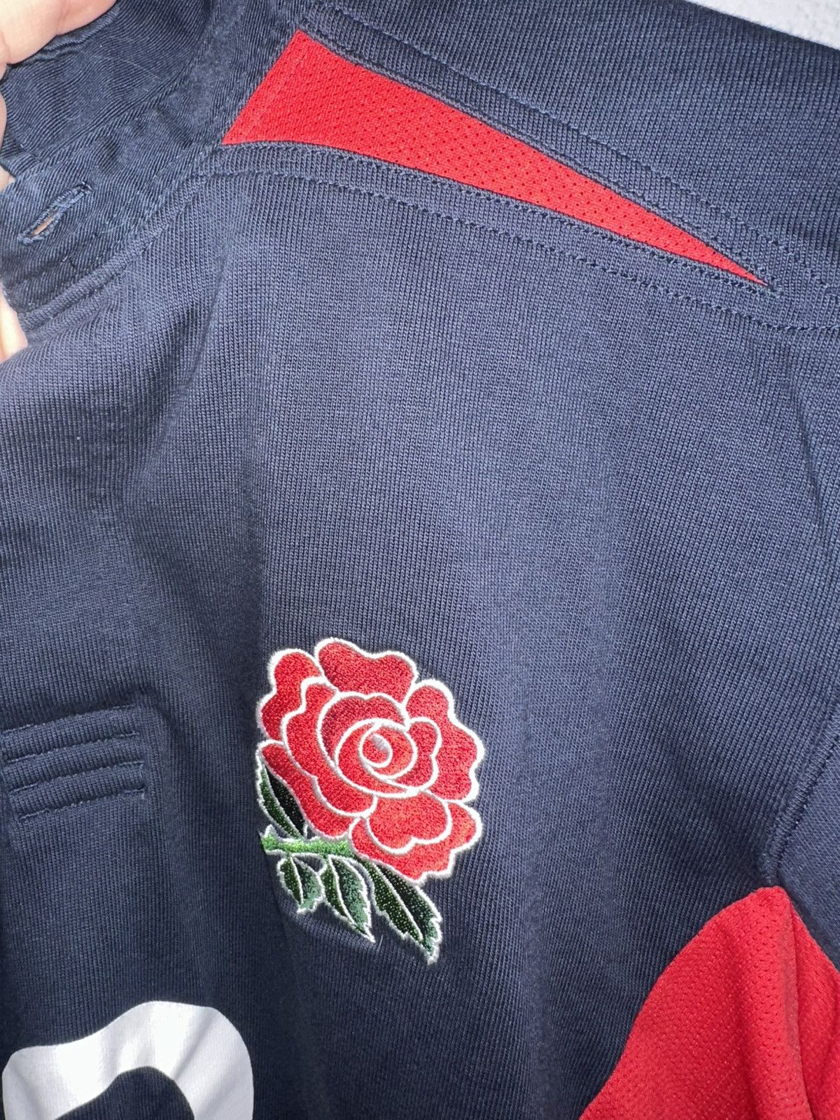 Nike England Rugby Polo Size US XL / EU 56 / 4 - 6 Thumbnail