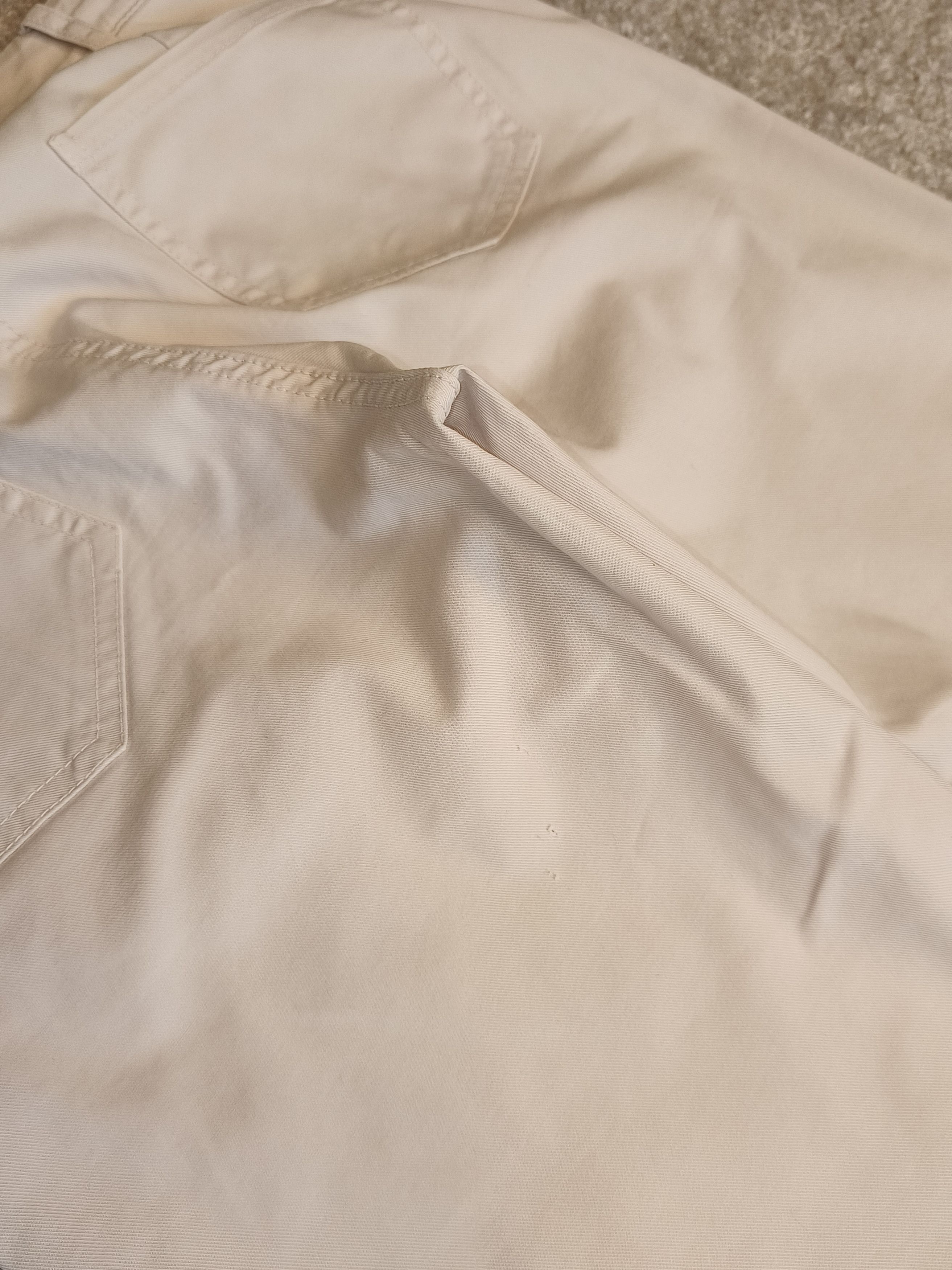 Other Hunkydory Cream/Off-White Ankle Zip Detail Pants Size 27" / US 4 / IT 40 - 5 Thumbnail