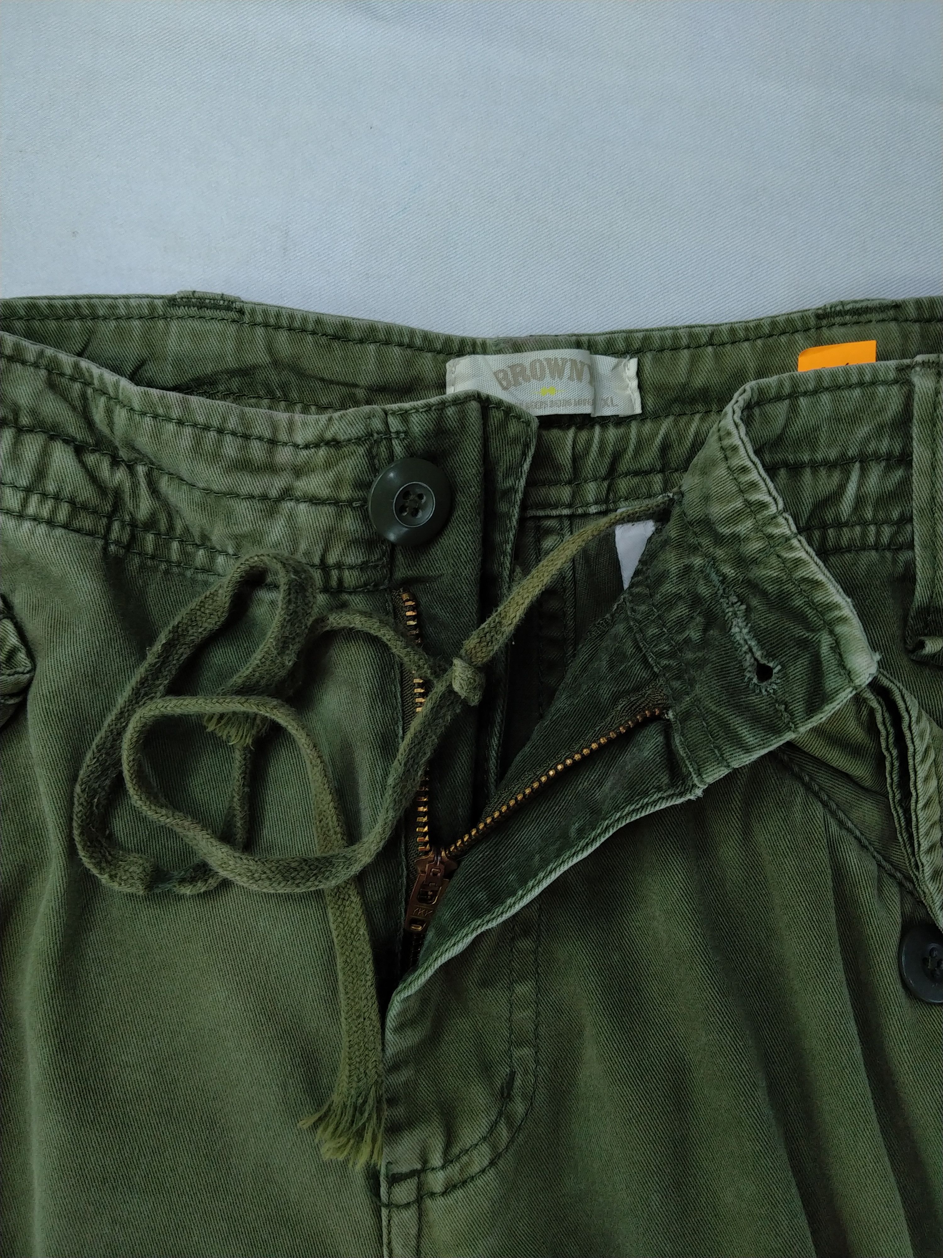 Japanese Brand Browny Drawstring Waist Japanese Brand Cargo -CP161 Size US 34 / EU 50 - 8 Thumbnail