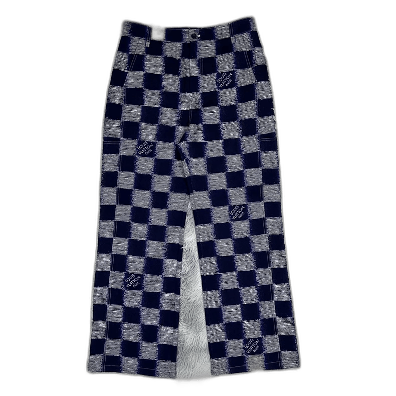Louis Vuitton Louis Vuitton Black White Checkerboard Long Pants-2506 Size US 5 / EU 37 - 1 Thumbnail