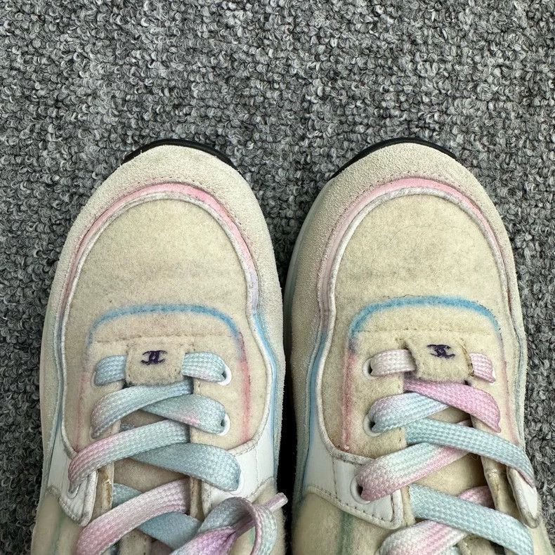 Chanel Chanel Colorful Suede Athletic Sneakers Size 36.5 -2505 Size US 6 / IT 36 - 3 Thumbnail