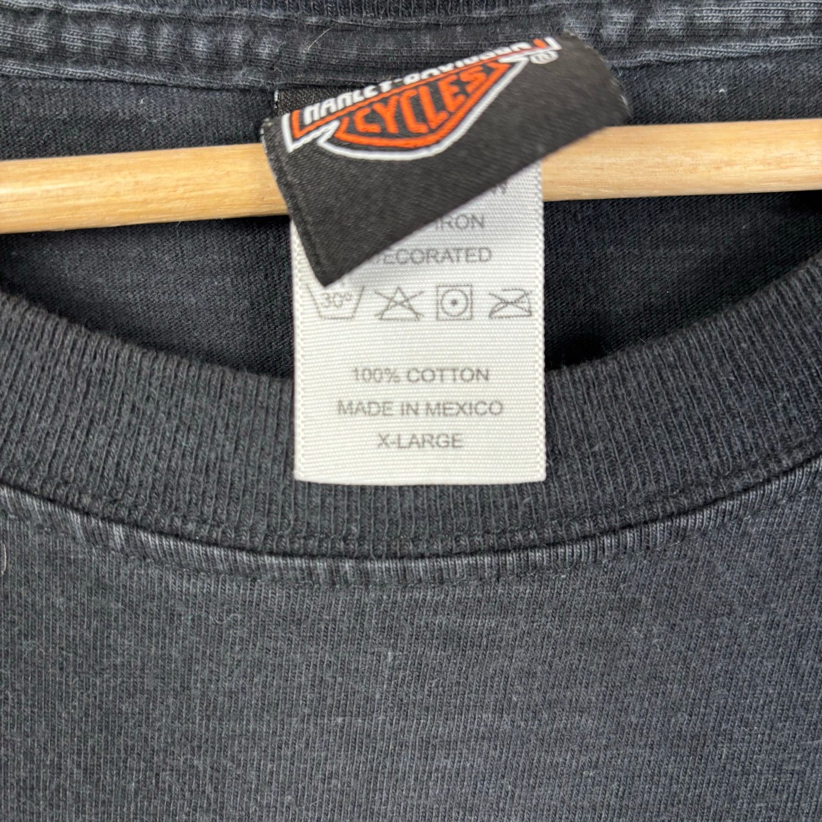Harley Davidson Harley Davidson Long Sleeve Print 2008 Black Tee Size US XL / EU 56 / 4 - 6 Thumbnail