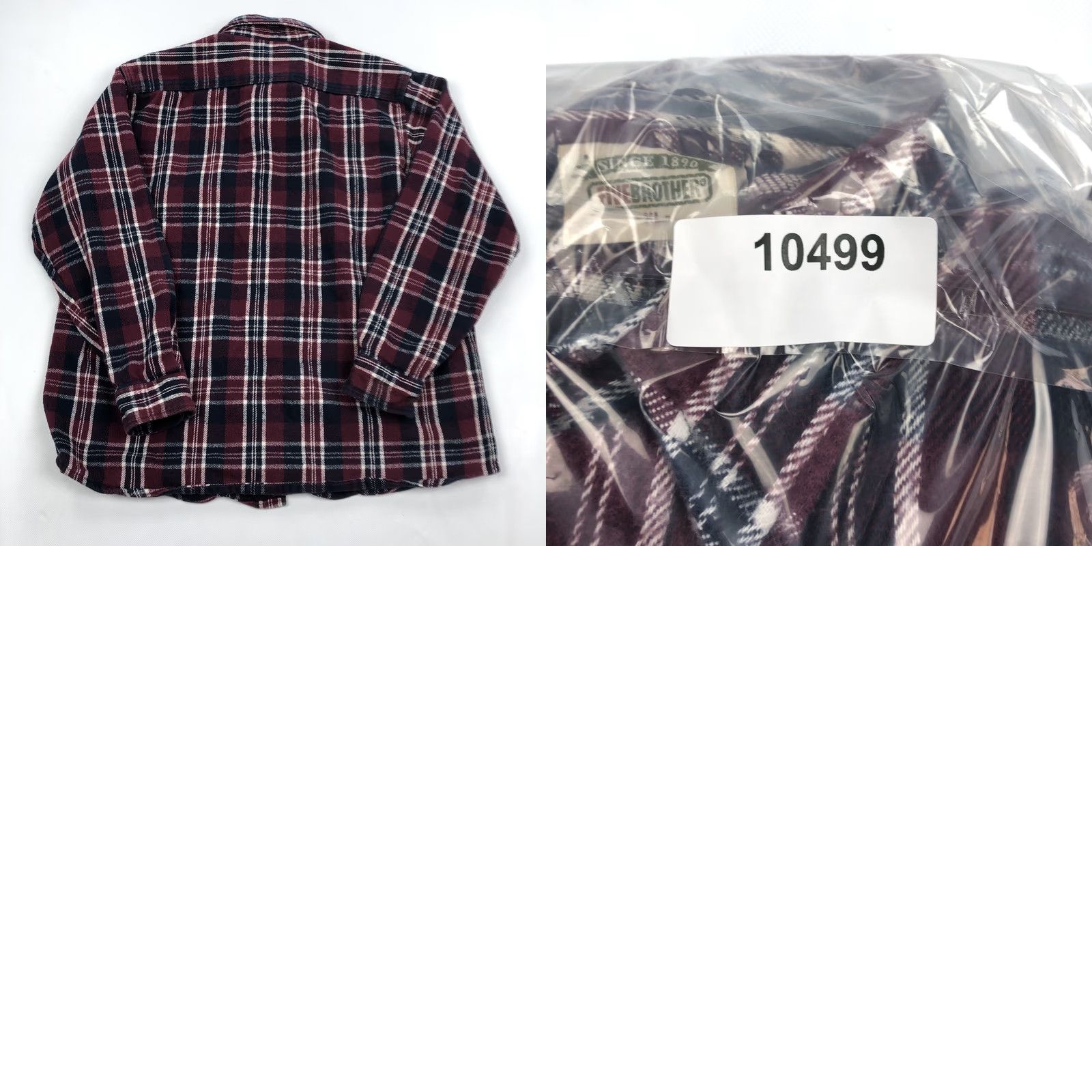 Vintage FiveBrother Men XL Plaid Flannel Shirt Long Sleeve Button-Down Workwear Vintage Size US XL / EU 56 / 4 - 8 Thumbnail