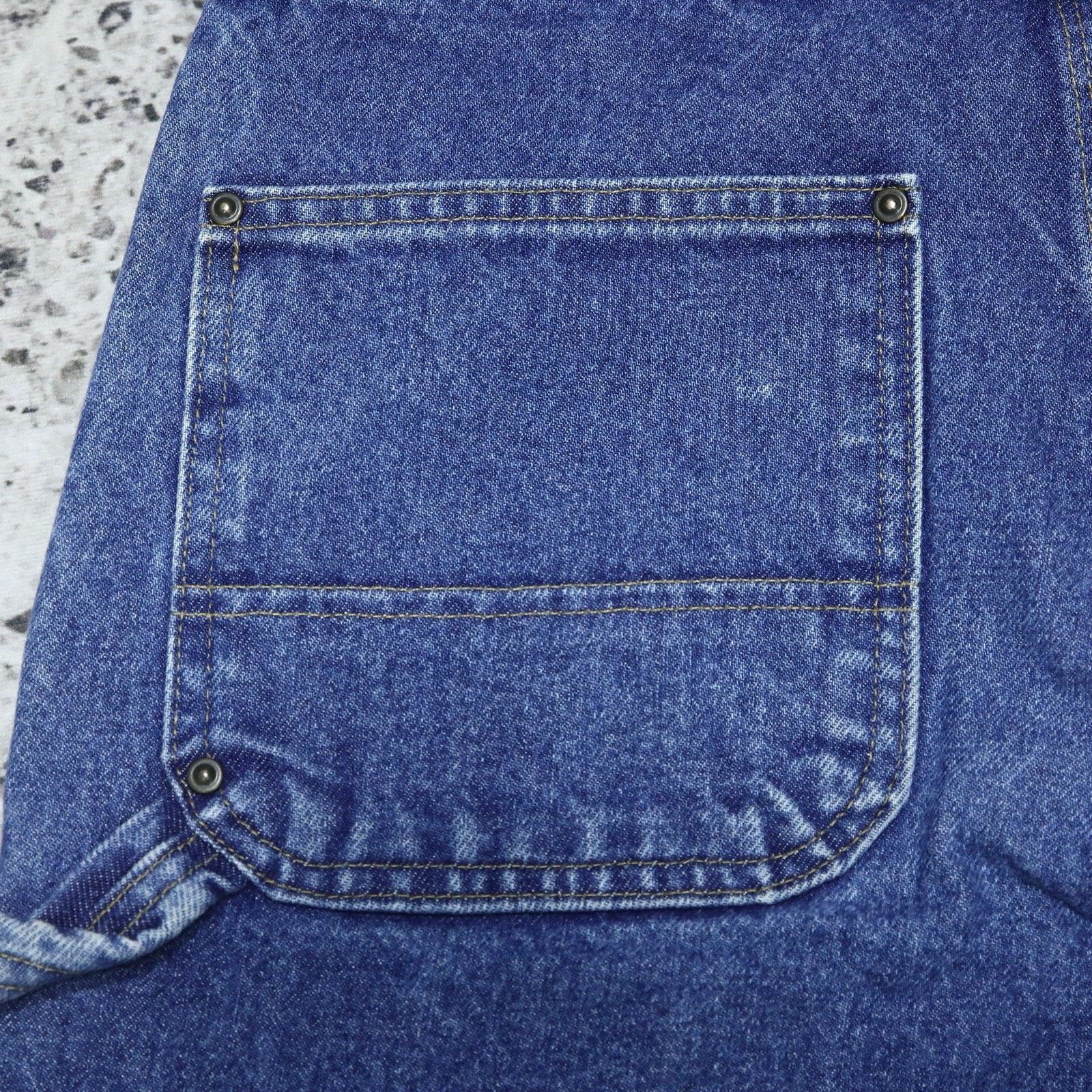 Carhartt Vintage Carhartt Faded Blue Denim Double Knee Carpenter Pant Size US 31 - 16 Thumbnail