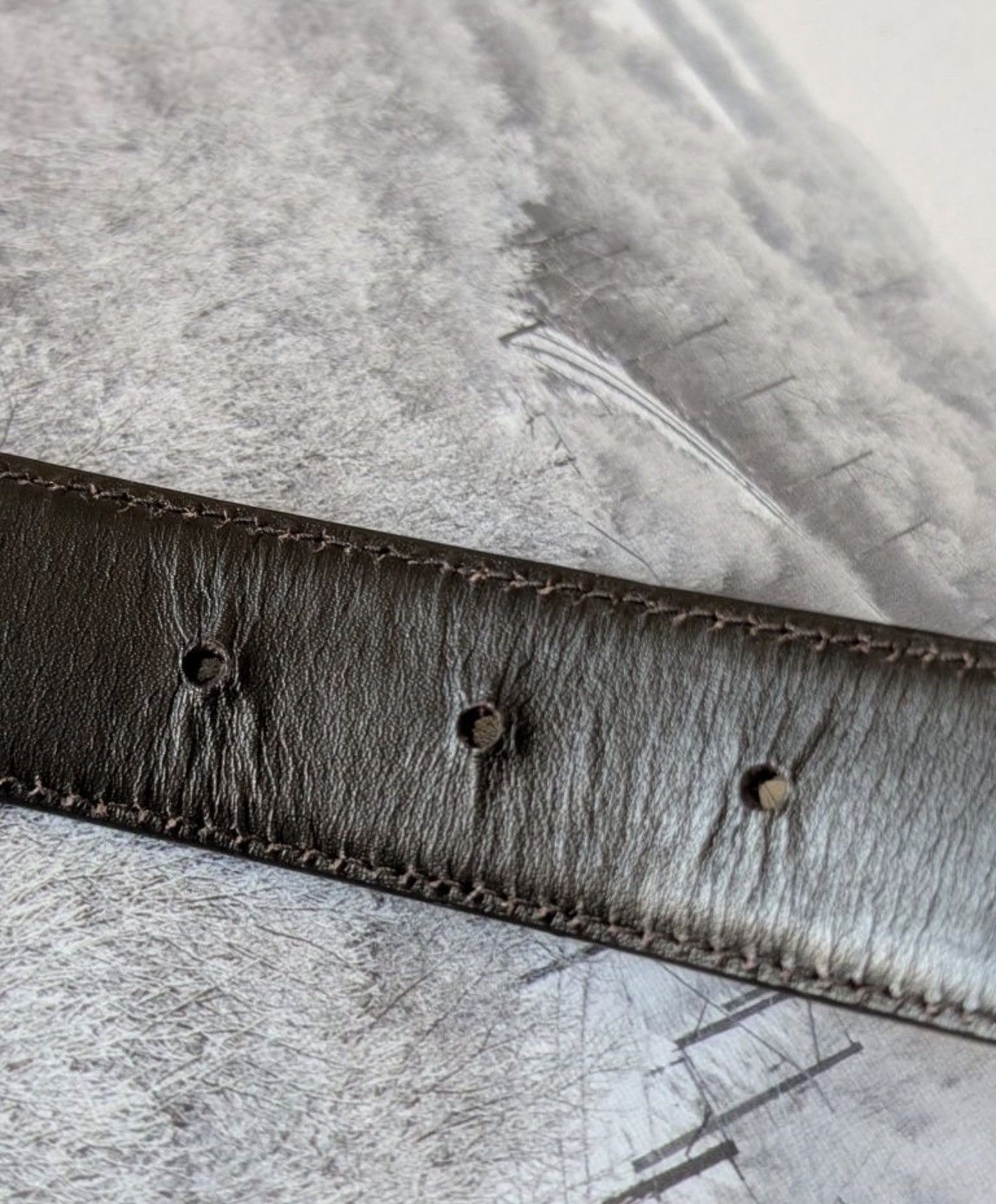 Gucci GUCCI by Tom Ford GG Monogram Leather Buckle Belt demna logo Size ONE SIZE - 7 Thumbnail