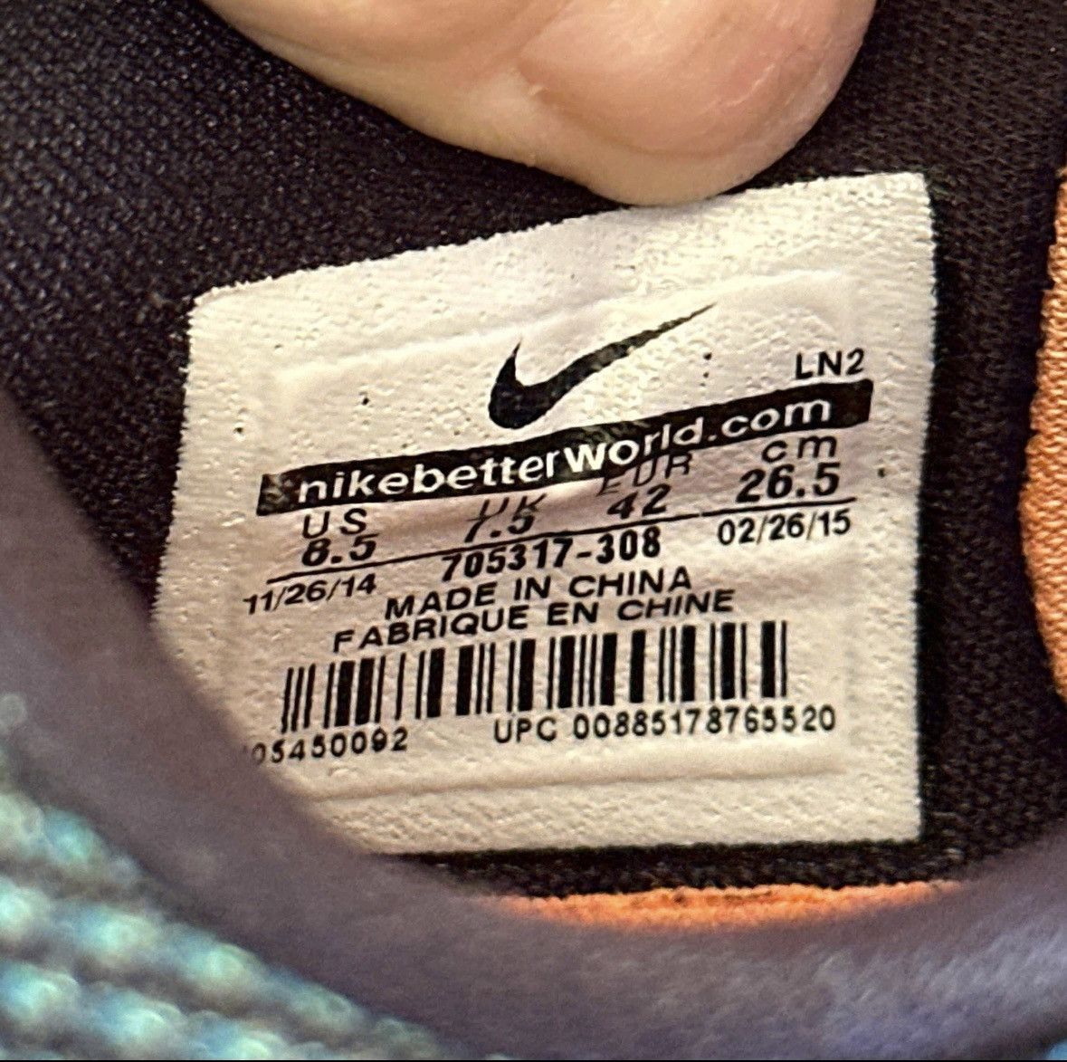 Nike Kobe 10 Flight from 2015 Size US 8.5 / EU 41-42 - 6 Thumbnail