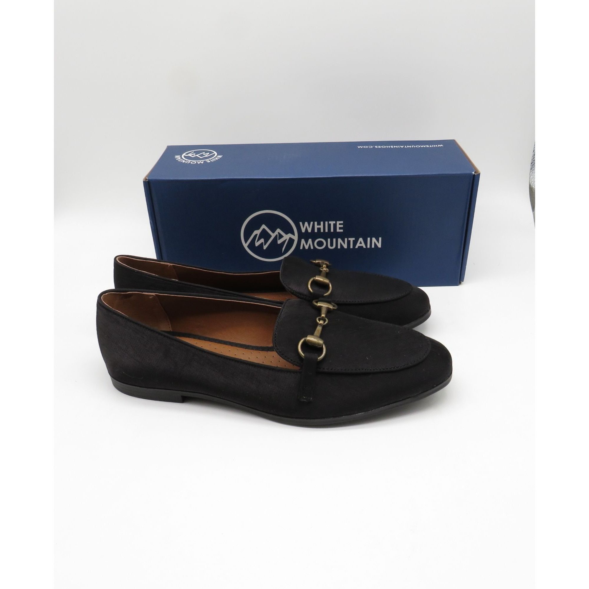 Other White Mountain Nooks Black Shimmer Horsebit Loafers Women's Size US 9.5 / IT 39.5 - 1 Thumbnail