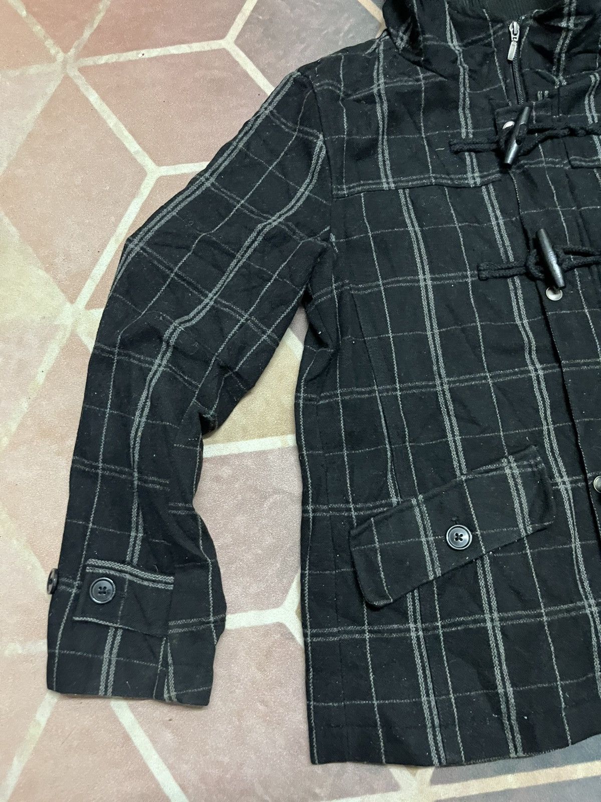 Le Grande Bleu (L.G.B.) 💥Vintage 90s Japanese Brand PUNK ANARCHY Wool Jackets Size US L / EU 52-54 / 3 - 7 Thumbnail