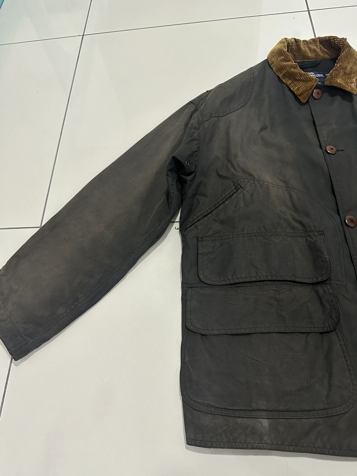 Polo Ralph Lauren Vintage Polo Ralph Lauren Hunting Jacket Waxed Cotton Size US M / EU 48-50 / 2 - 4 Thumbnail