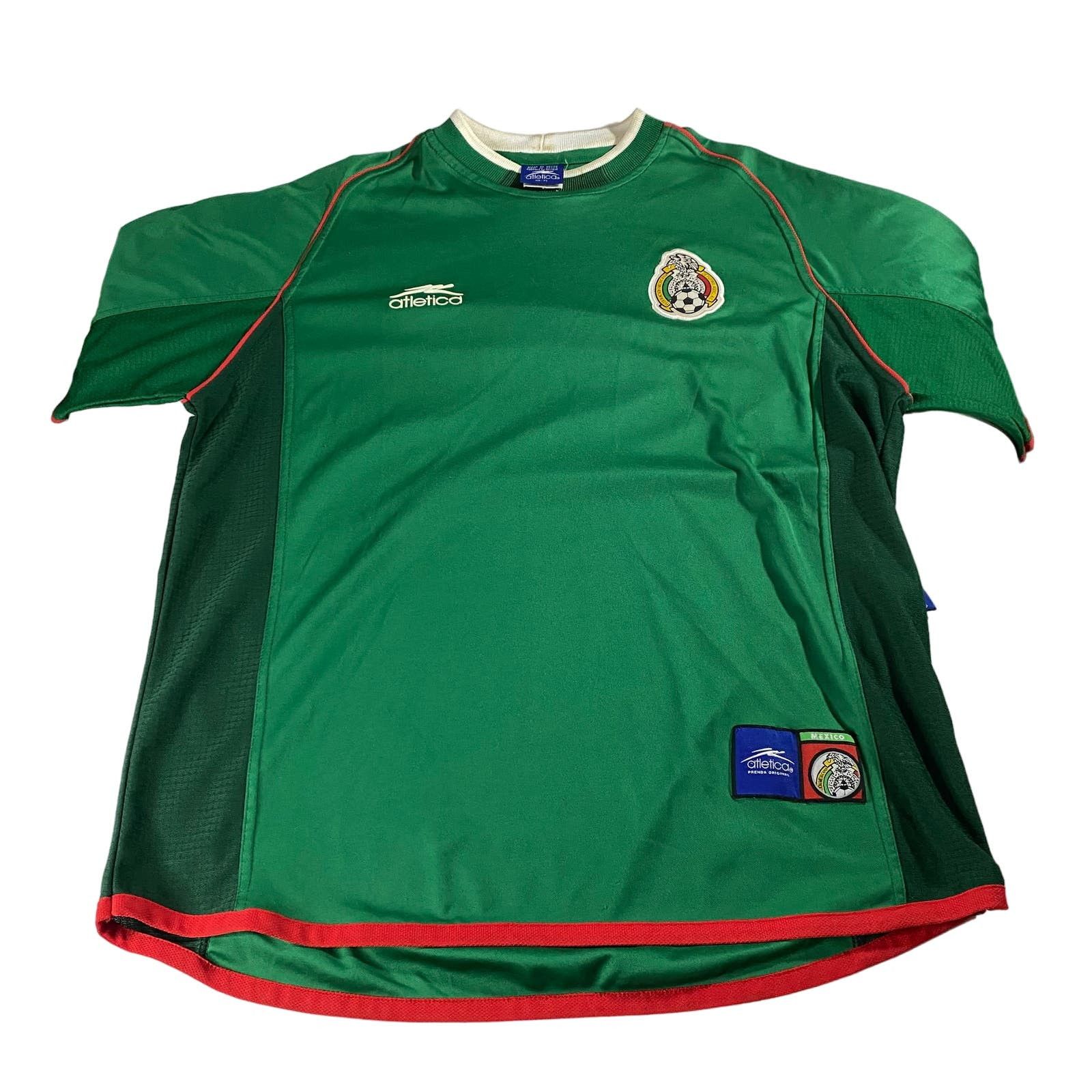 image of Atletica Mexico Home Soccer Shirt Football Jersey XL in Green, Men's