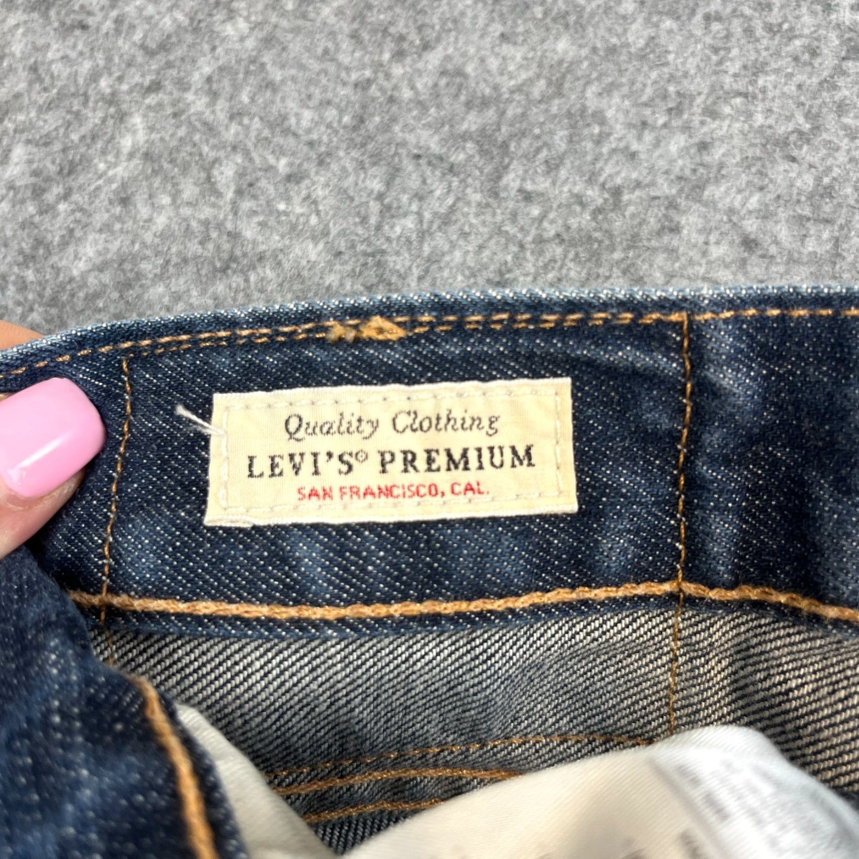 Levi's Levi's 501 Jeans Straight 40 Mens Denim Dark Blue Cotton Button Fly 5-Pocket Size US 40 / EU 56 - 7 Thumbnail