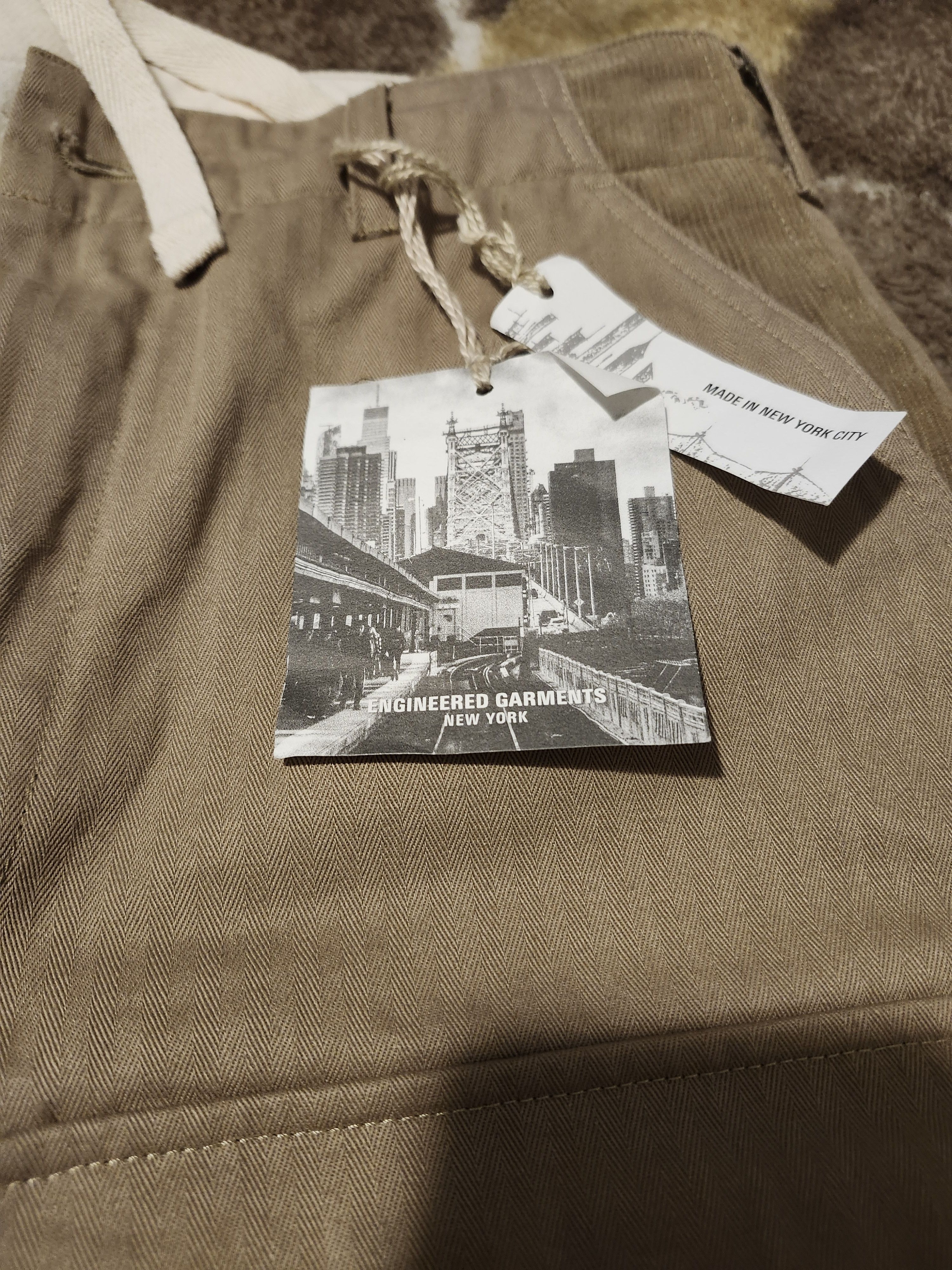 Engineered Garments Field Pant Khaki Cotton Herringbone Twill Size US 28 / EU 44 - 3 Thumbnail