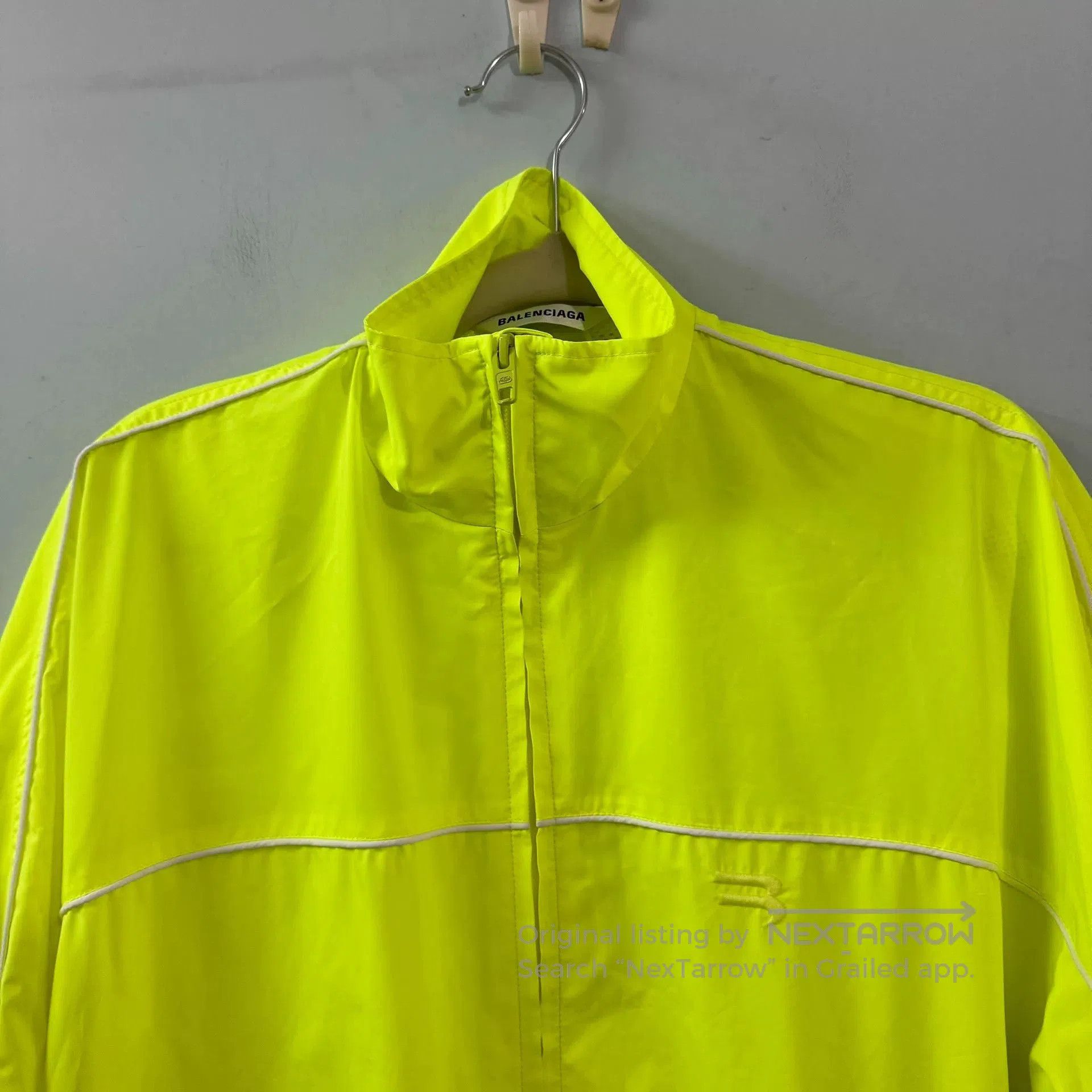 Balenciaga Balenciaga Fluorescent Green Zip Jacket. Size XS / US 0-2 / IT 36-38 - 6 Thumbnail