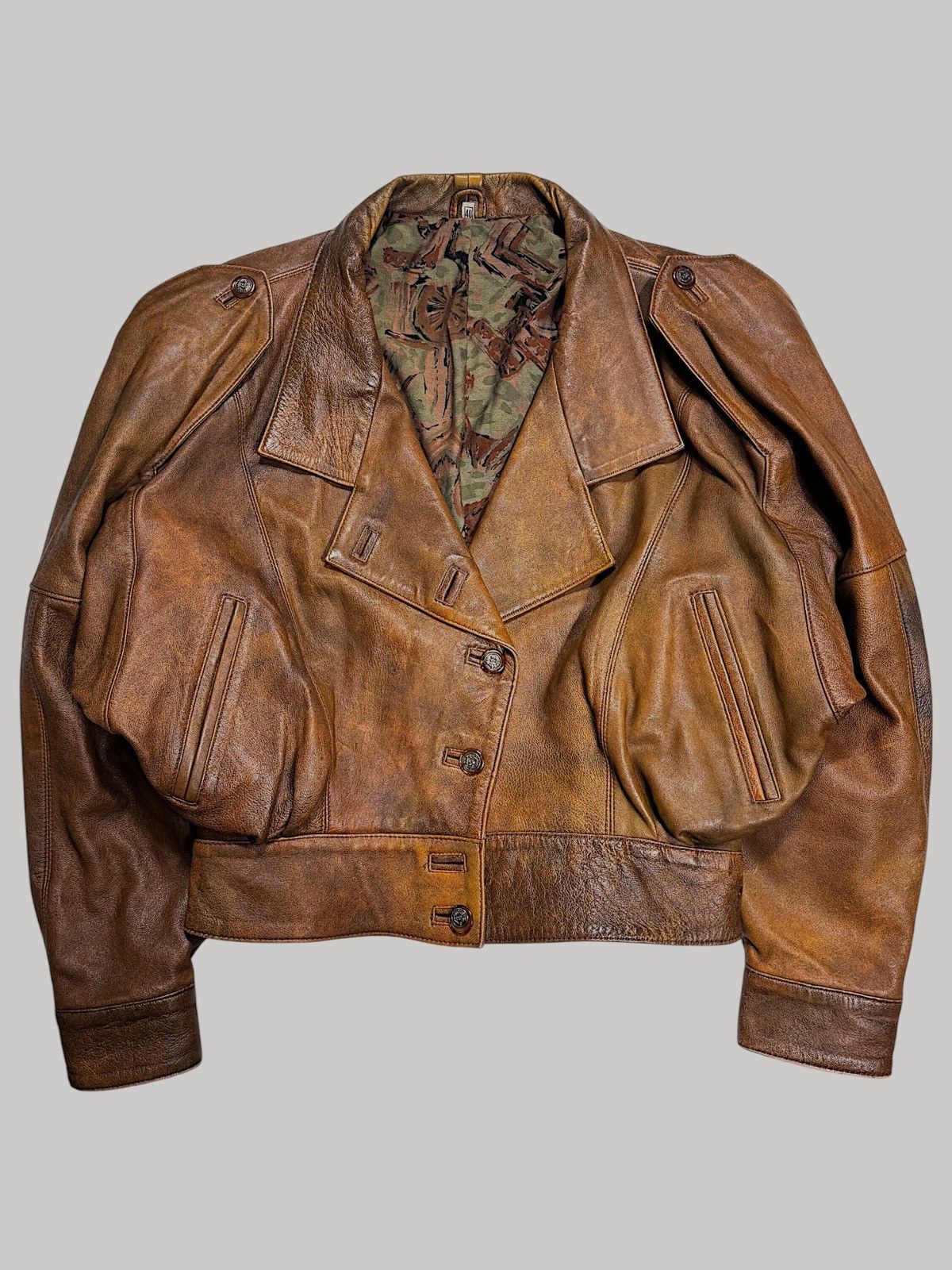 Vintage Vintage leather jacket Size US M / EU 48-50 / 2 - 1 Thumbnail