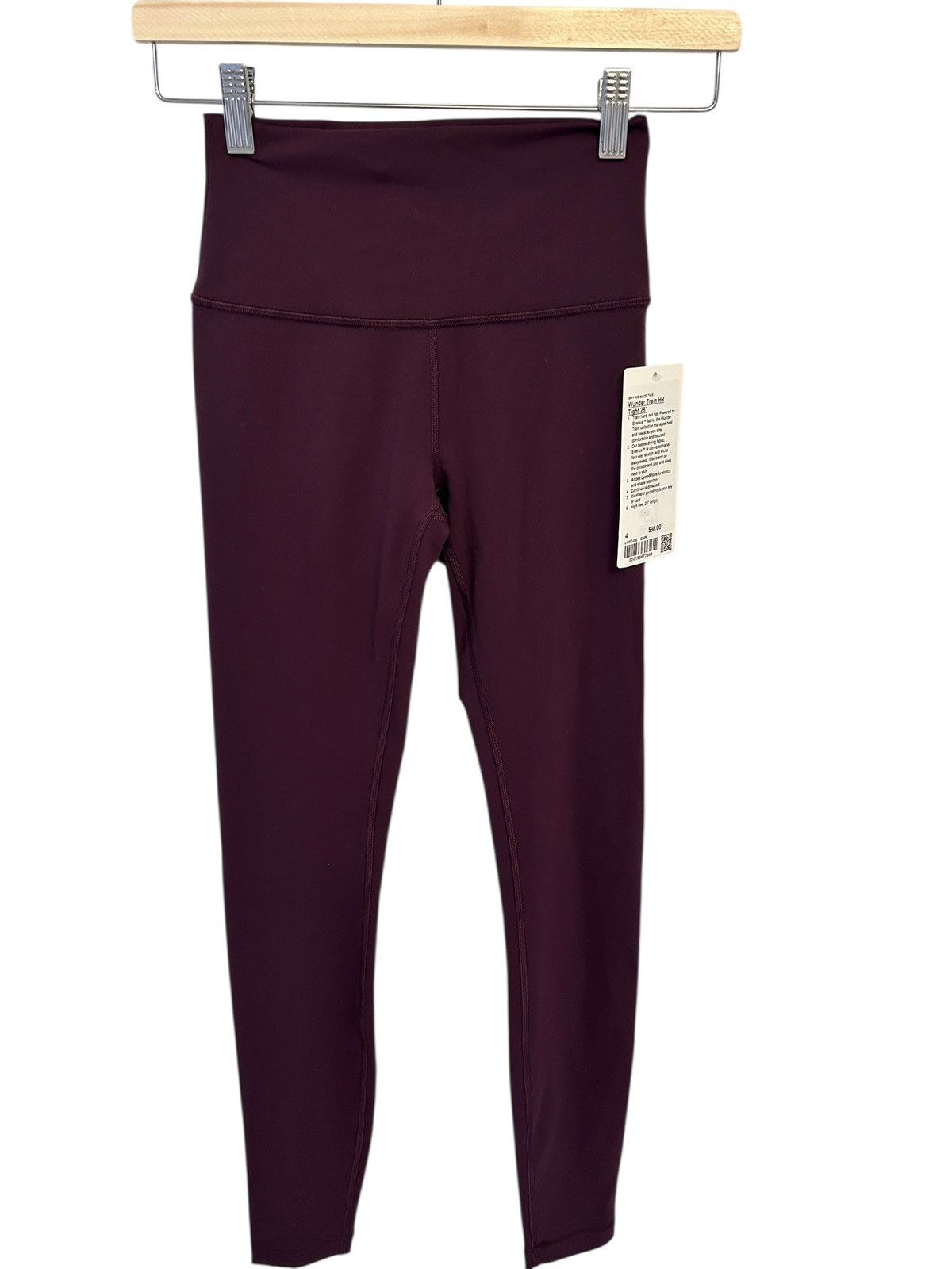 Lululemon NWT lululemon Wunder Train HR Tight 28" # 4 Goodnight Plum Size 27" / US 4 / IT 40 - 2 Thumbnail