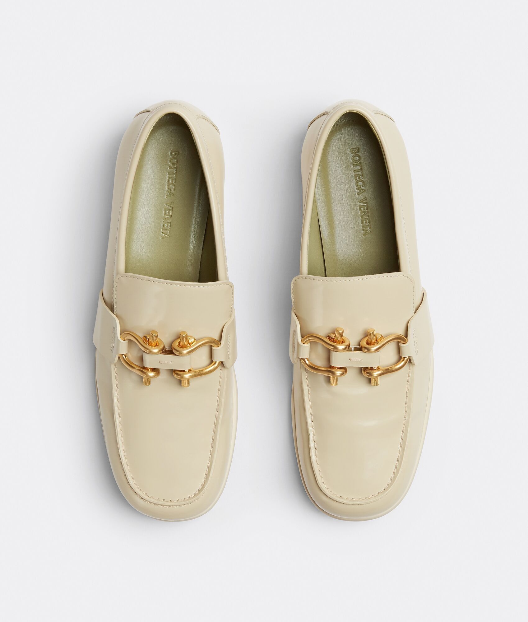Bottega Veneta o1bcso1str0725 Monsieur Loafers in Butter Size US 8 / IT 38 - 4 Thumbnail